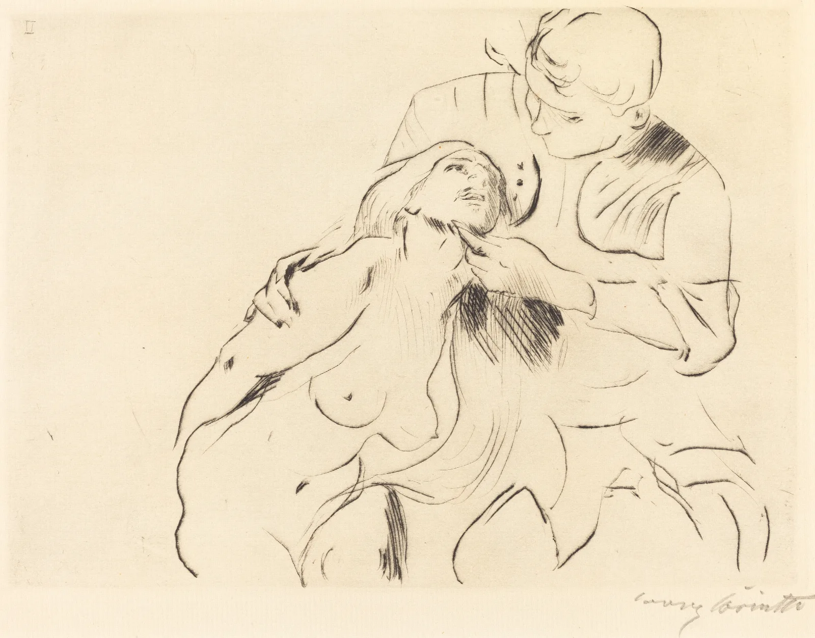 The Reconciliation Versohnung Wall Art by Lovis Corinth - Canvas Print
