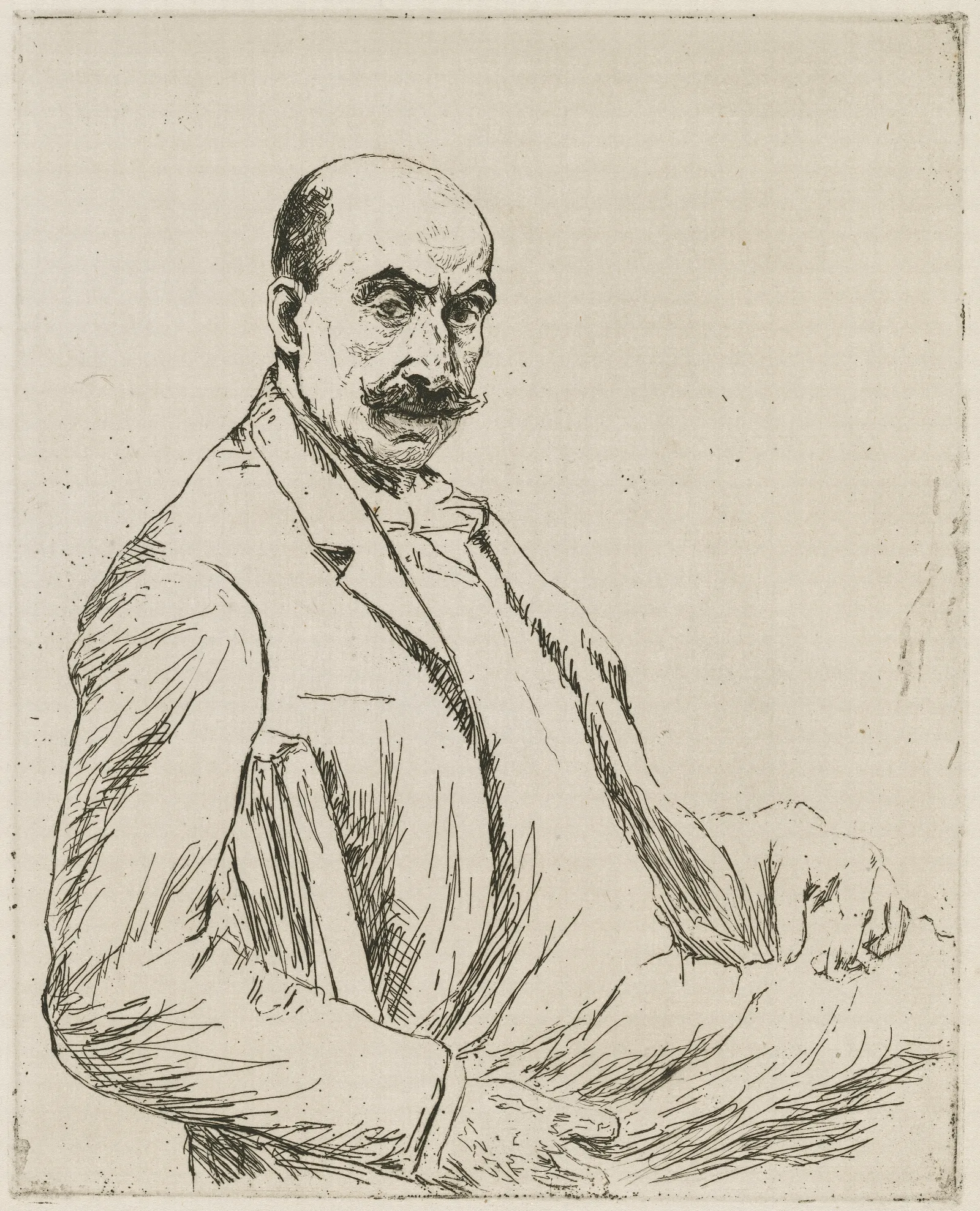 Self Portrait 154 Wall Art by Max Liebermann - Canvas Print