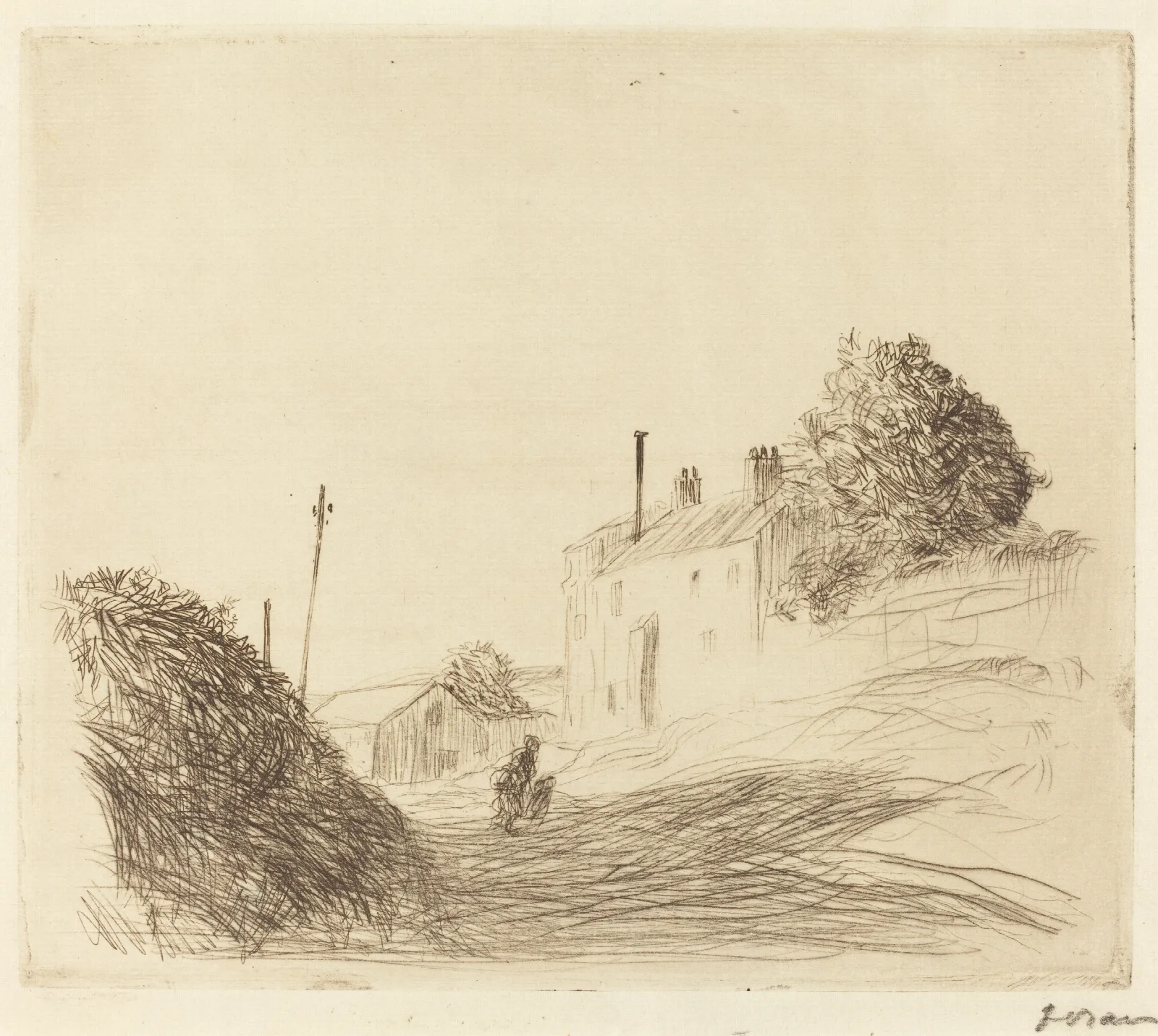 The Road To Rocquencourt Wall Art by Jean-Louis Forain - Canvas Print