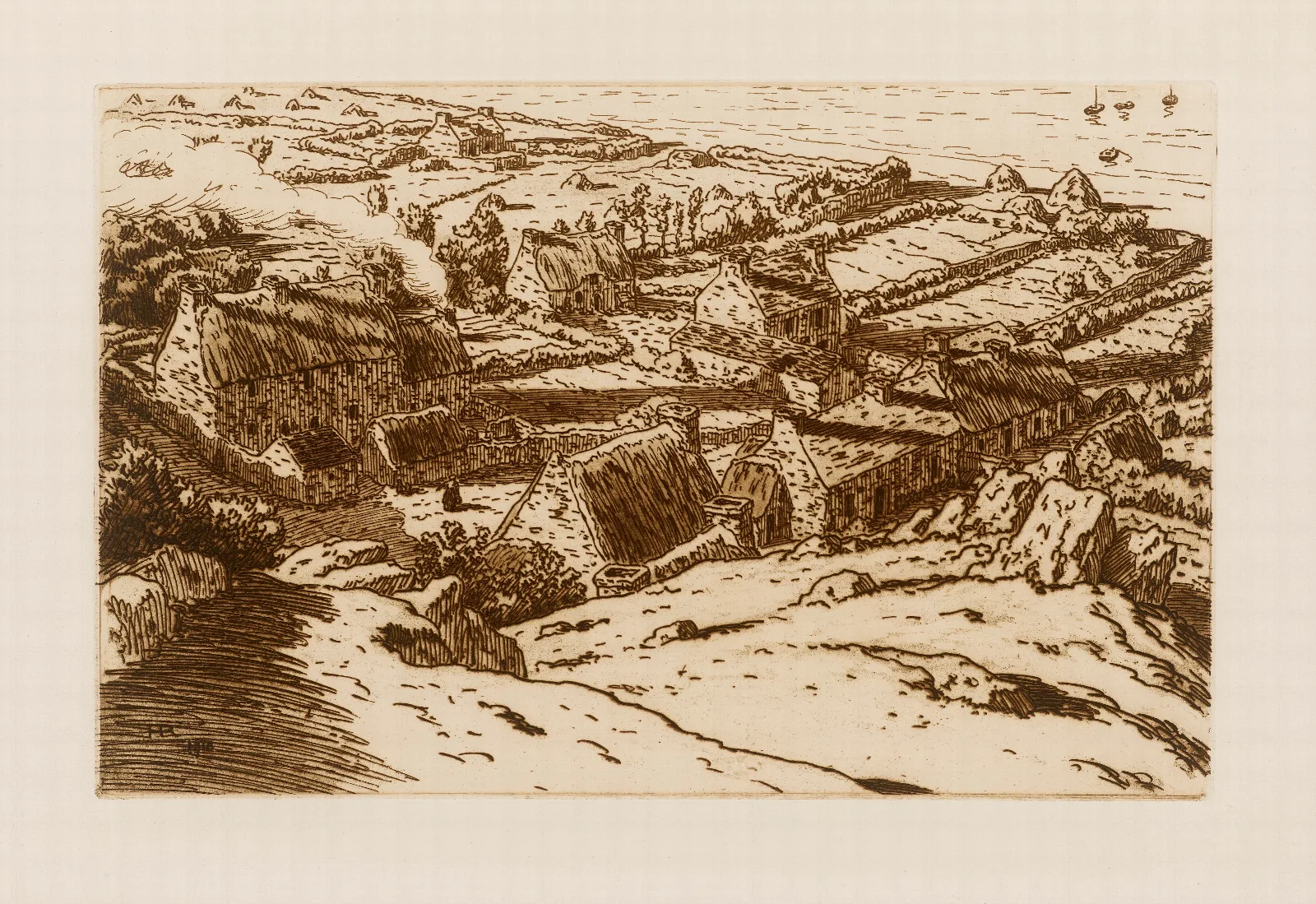 Launay Mal Nomme Wall Art by Henri Rivière - Canvas Print