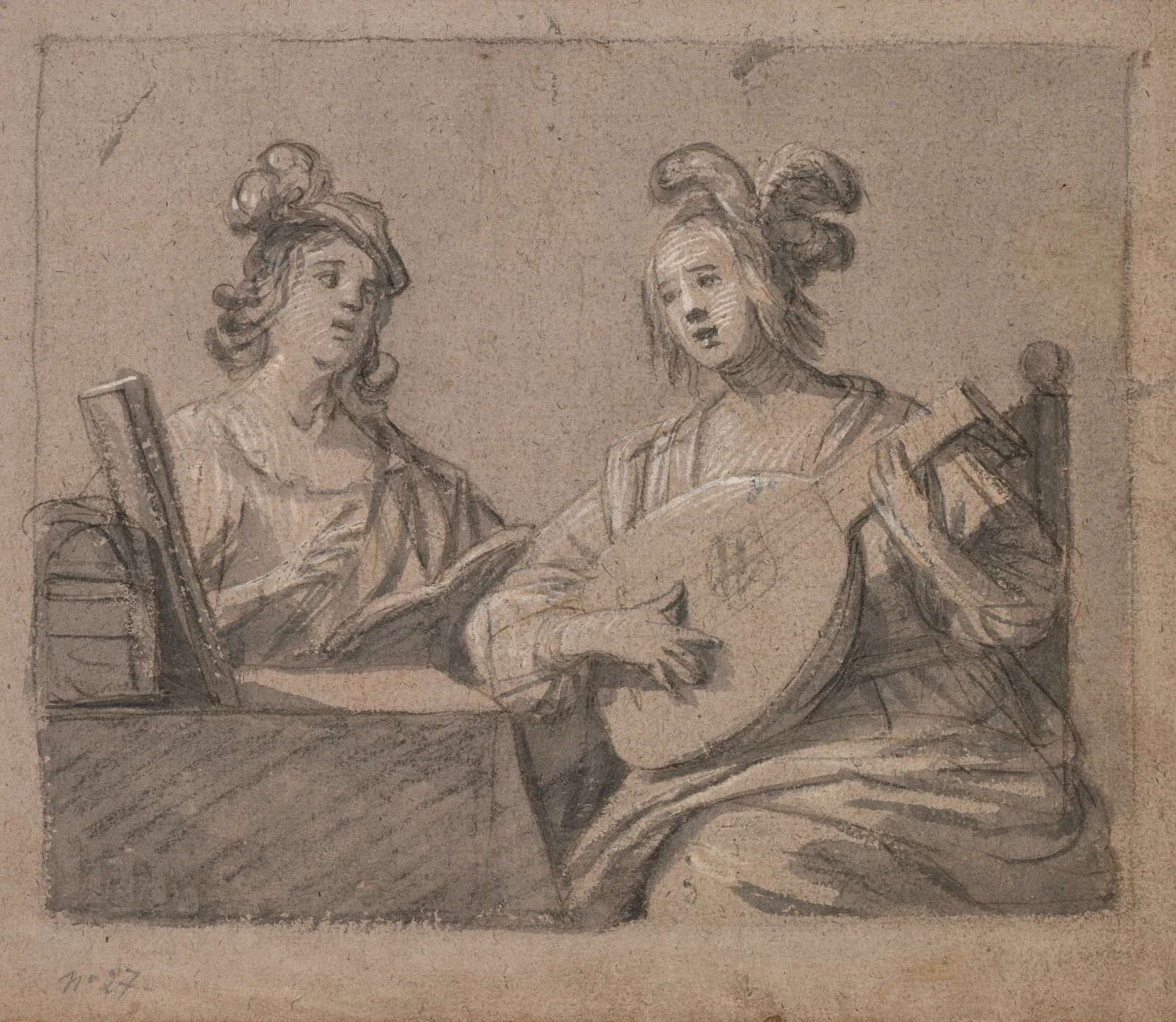 Musical Scene Wall Art by Gerard van Honthorst - Canvas Print