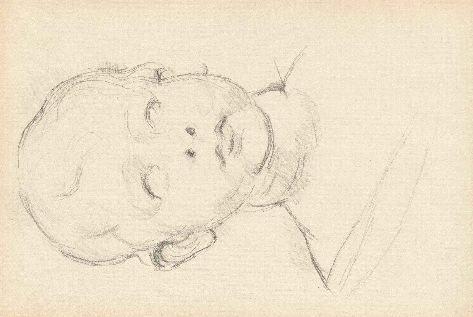 Study Of Desiderio Da Settignanos Bust Of A Child Wall Art by Paul Cézanne - Canvas Print