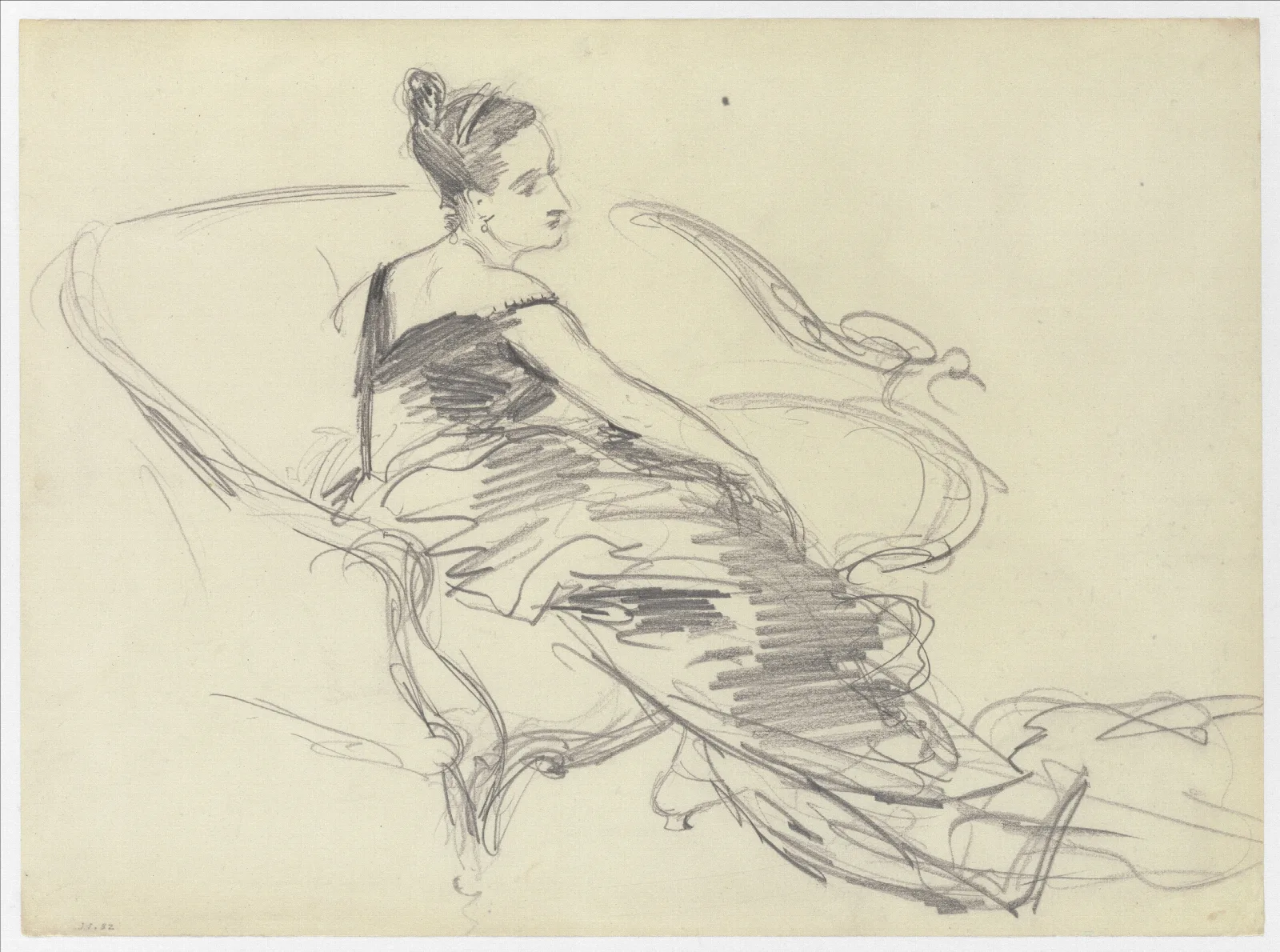 Madame X Madame Pierre Gautreau 3 Wall Art by John Singer Sargent - Canvas Print