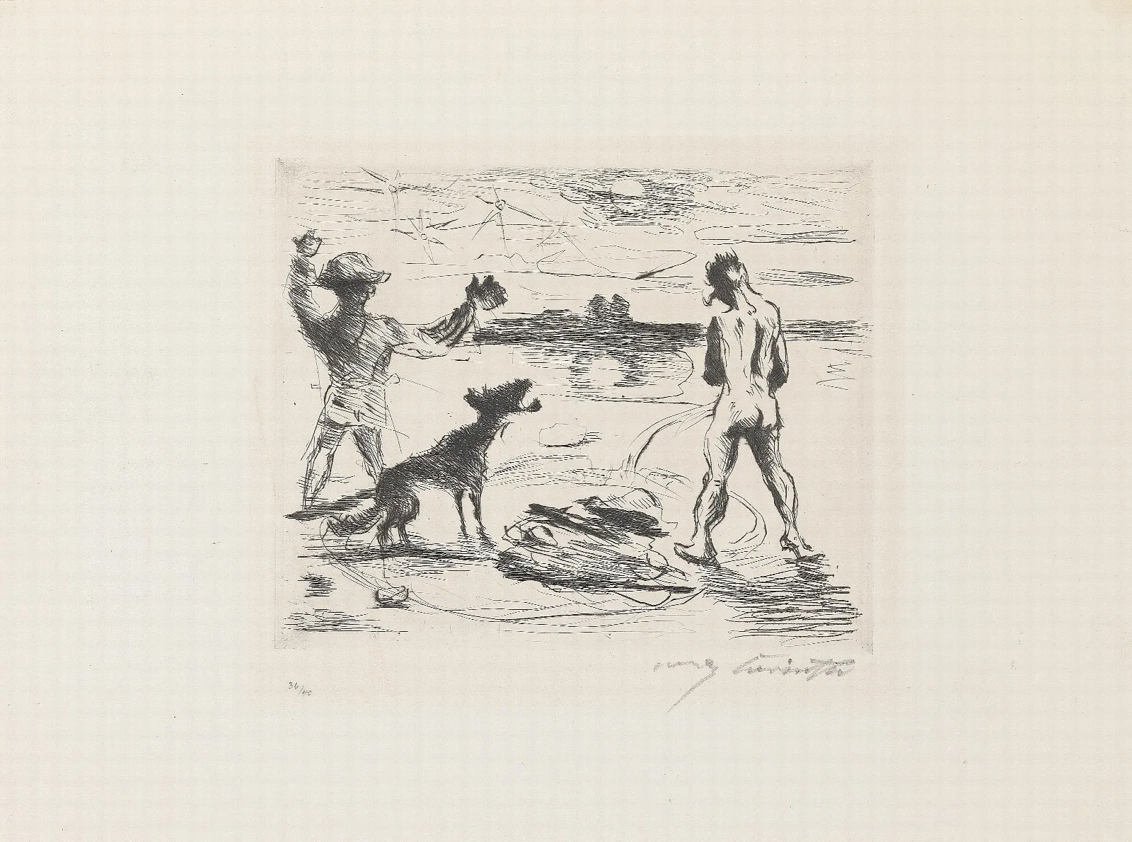 Gastmahl Des Trimalchio 13 Wall Art by Lovis Corinth - Canvas Print