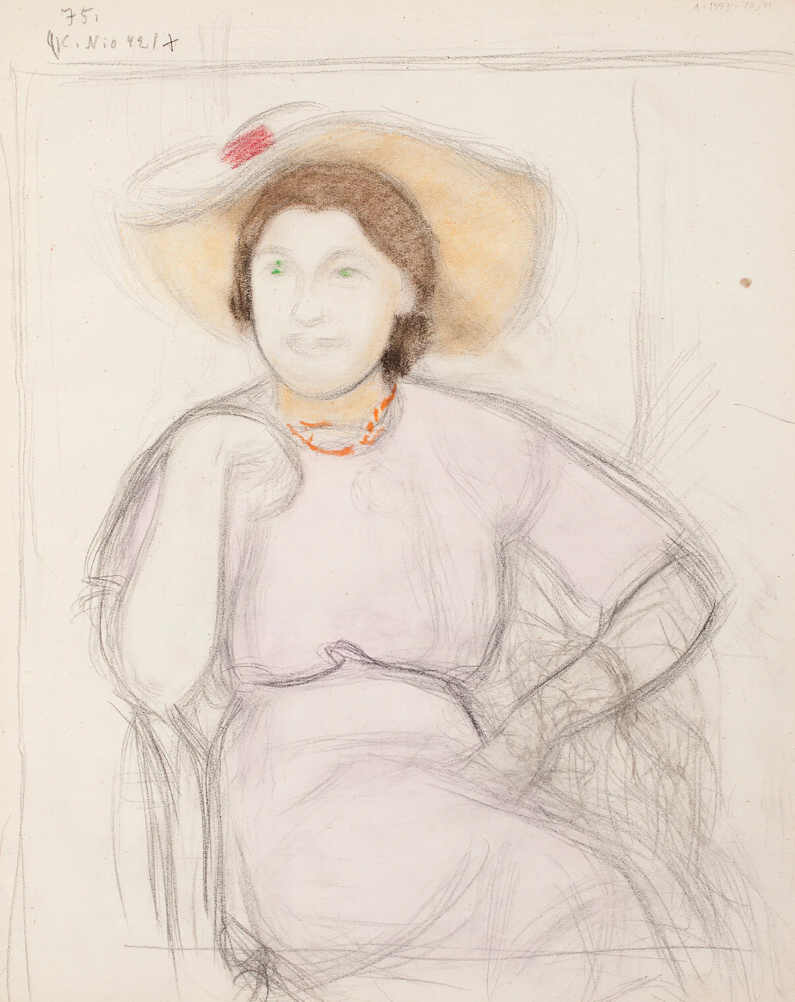 Drawings 61 by Eero Järnefelt (1905) Wall Art by Eero Järnefelt - Canvas Print