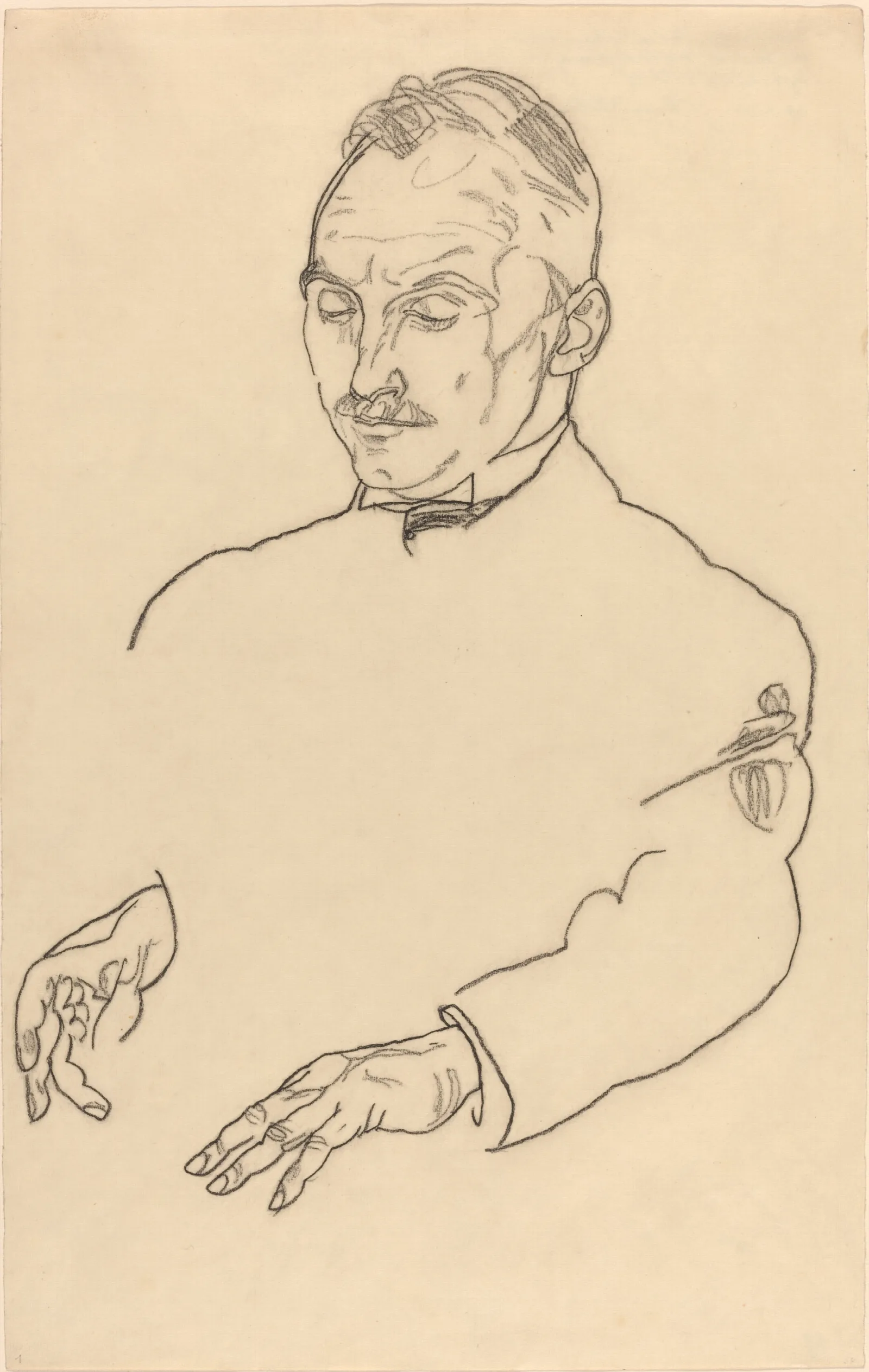 Dr Koller Wall Art by Egon Schiele - Canvas Print