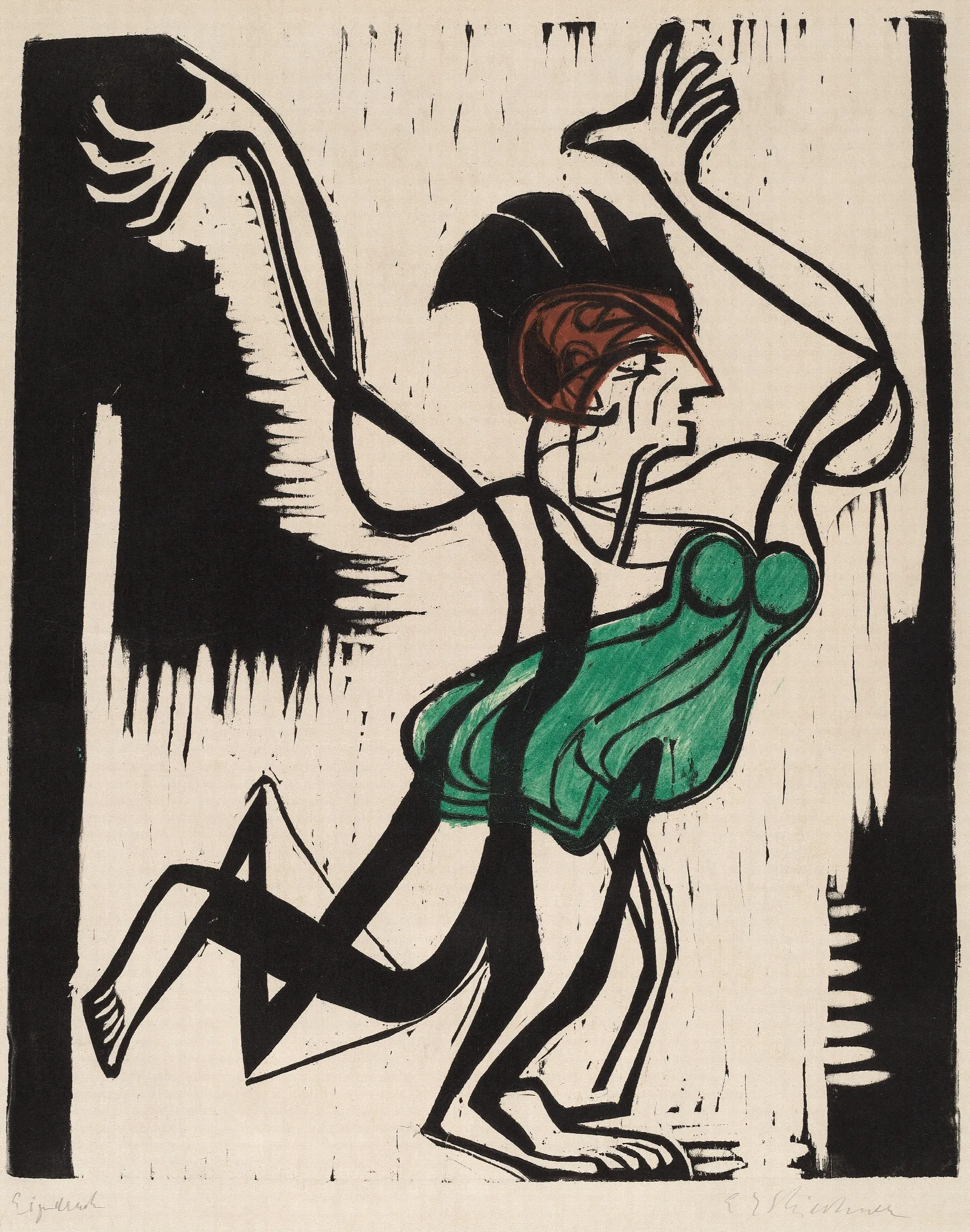 Palucca Wall Art by Ernst Ludwig Kirchner - Canvas Print