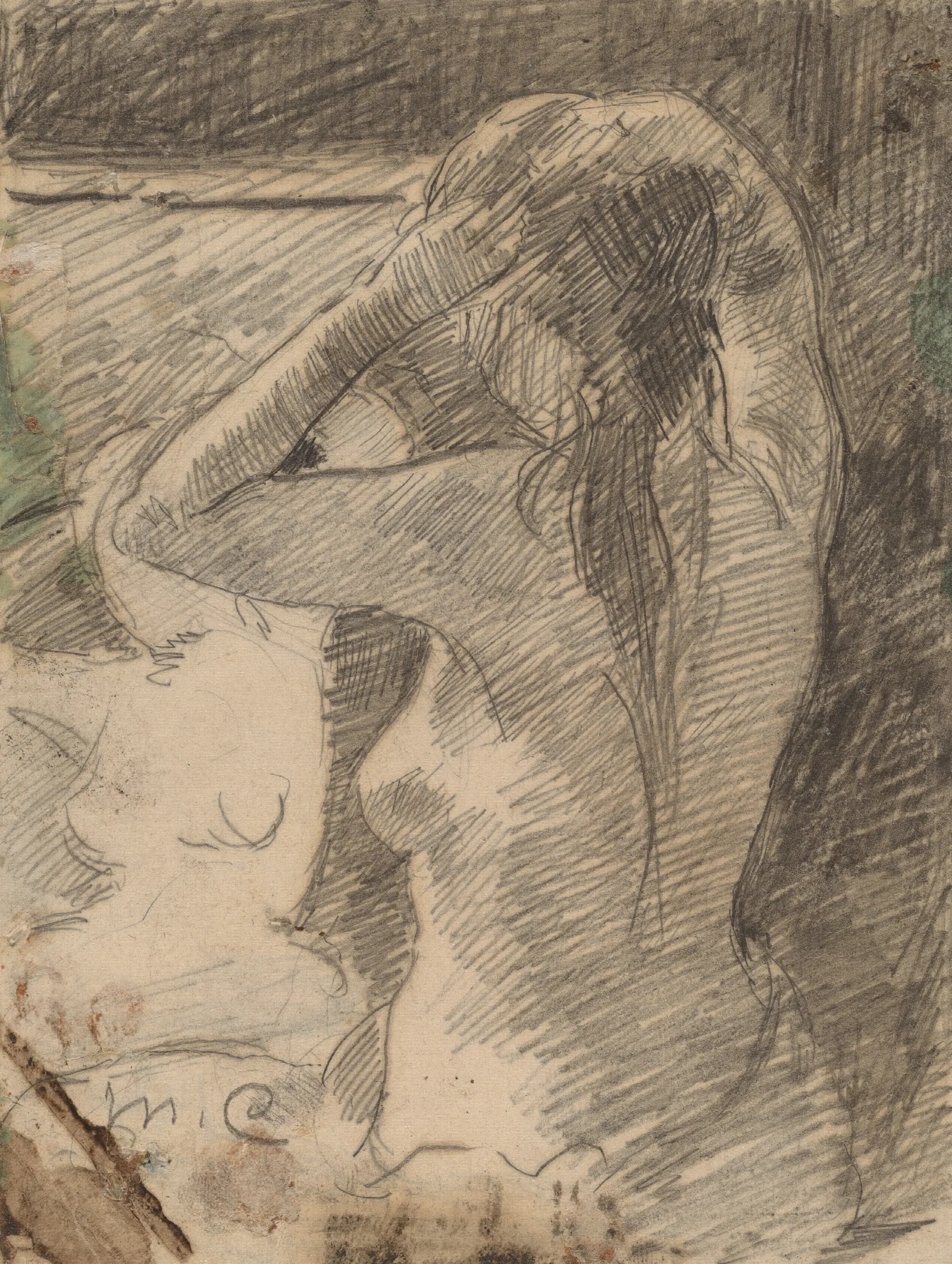 The Coiffure 3 Wall Art by Mary Cassatt - Canvas Print