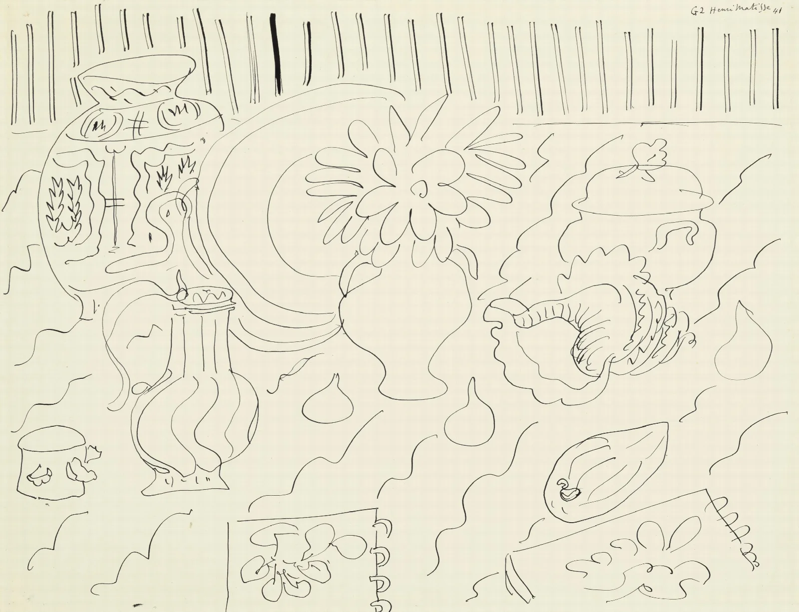 Nature Morte 23 Wall Art by Henri Matisse - Canvas Print