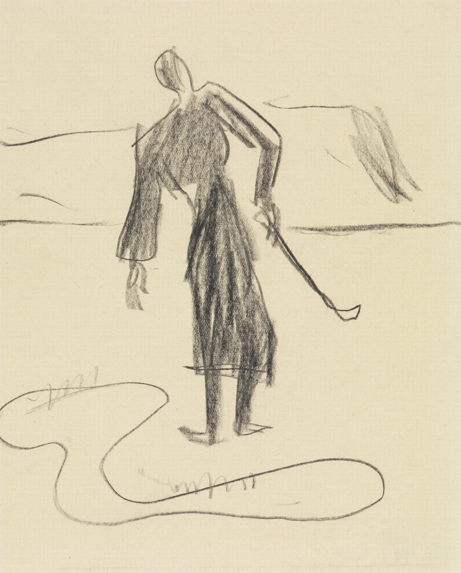 Golfspieler Wall Art by Ernst Ludwig Kirchner - Canvas Print