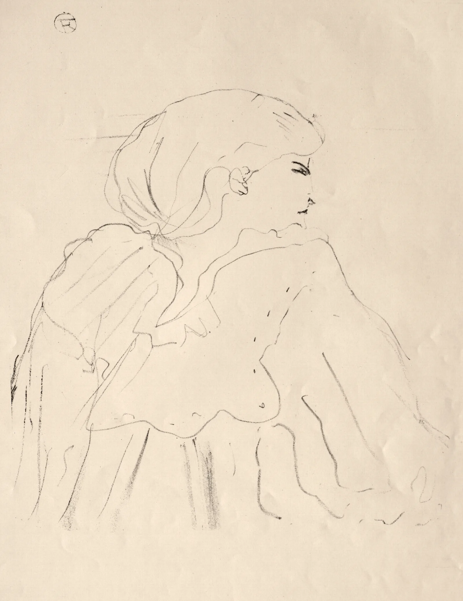 Cassive Wall Art by Henri de Toulouse-Lautrec - Canvas Print