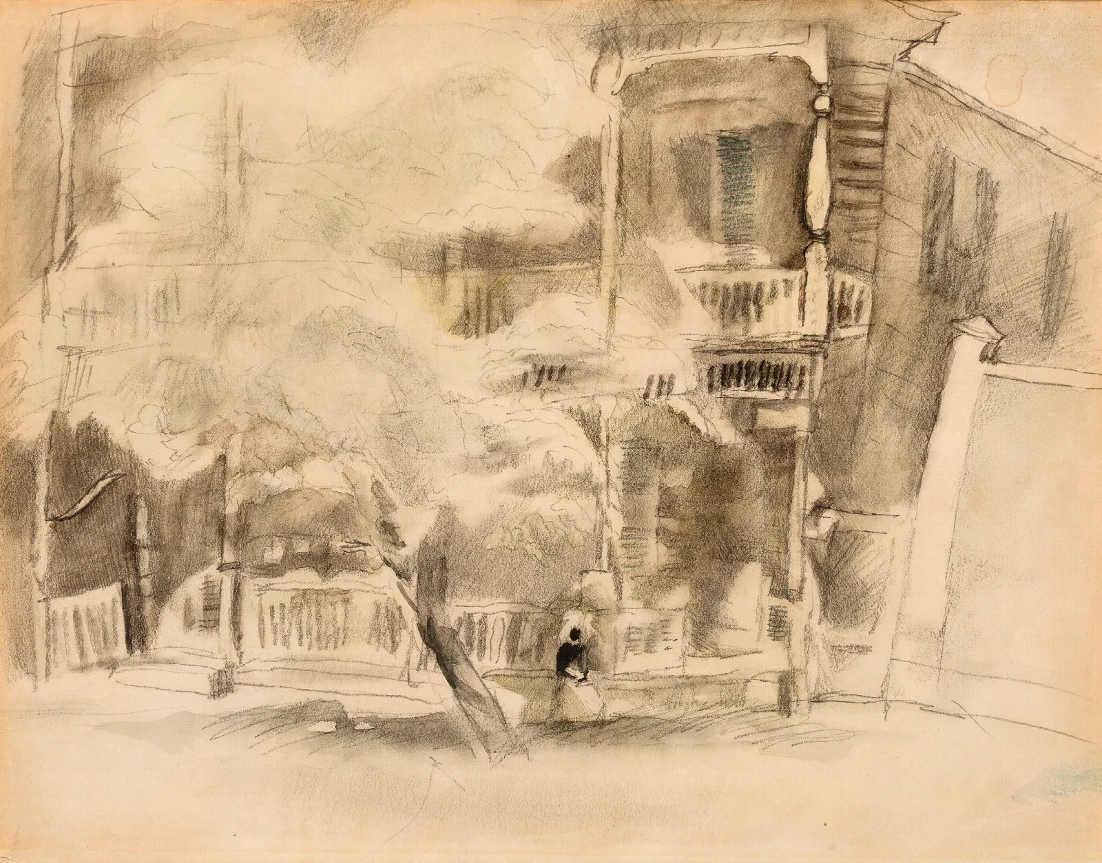 Scene De Cuba Wall Art by Jules Pascin - Canvas Print