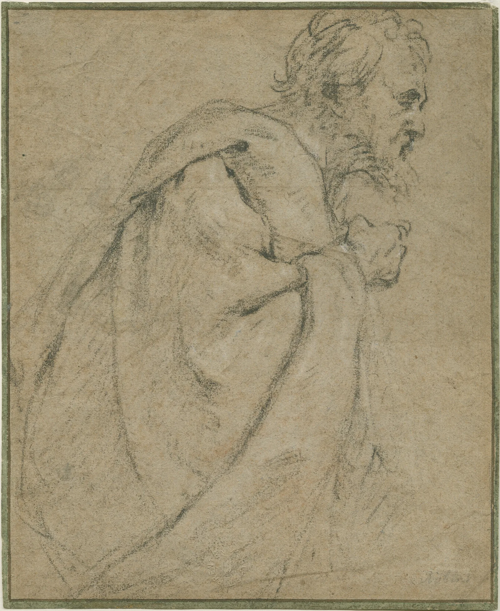Study Of An Apostle 2 Wall Art by Anthony van Dyck - Canvas Print