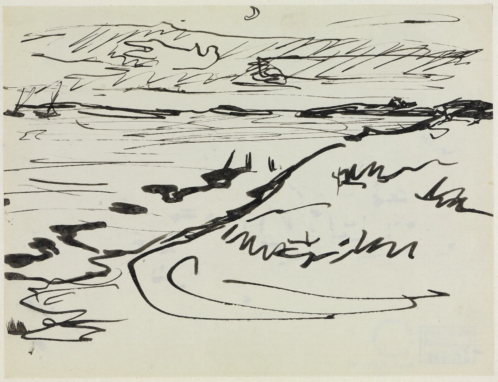 Fehmarn Kuste Wall Art by Ernst Ludwig Kirchner - Canvas Print