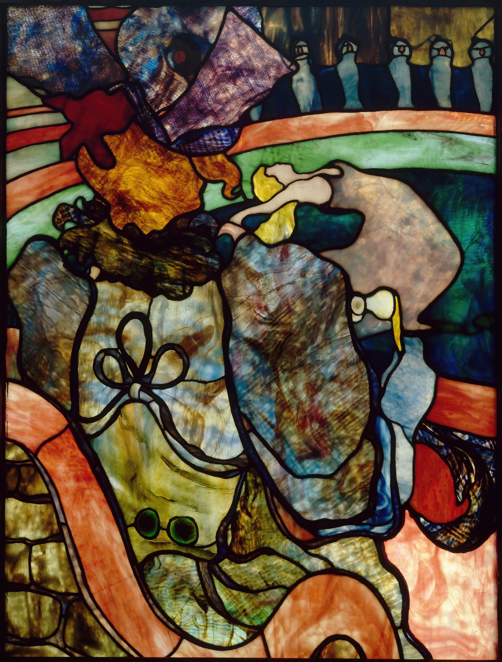 At The New Circus Papa Chrysanthemum Wall Art by Henri de Toulouse-Lautrec - Canvas Print