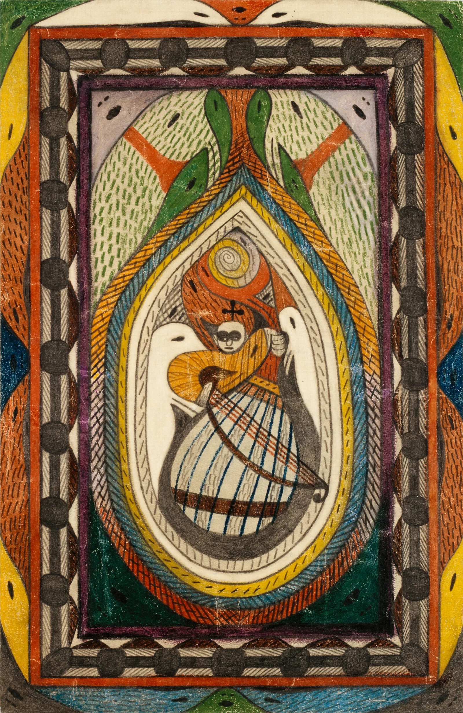 Musikant Wall Art by Adolf Wölfli - Canvas Print