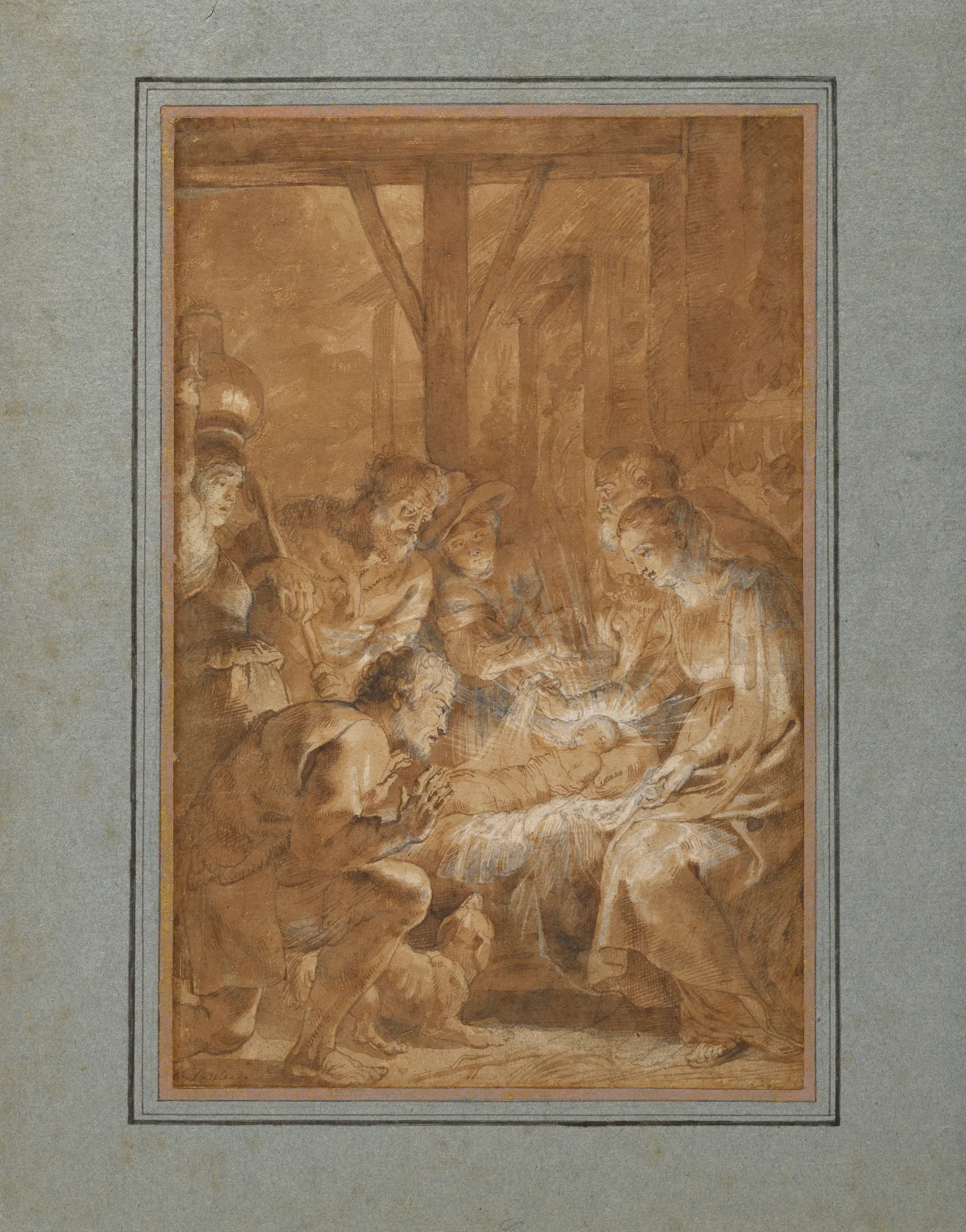 The Adoration Of The Shepherds 64 Wall Art by Peter Paul Rubens - Canvas Print