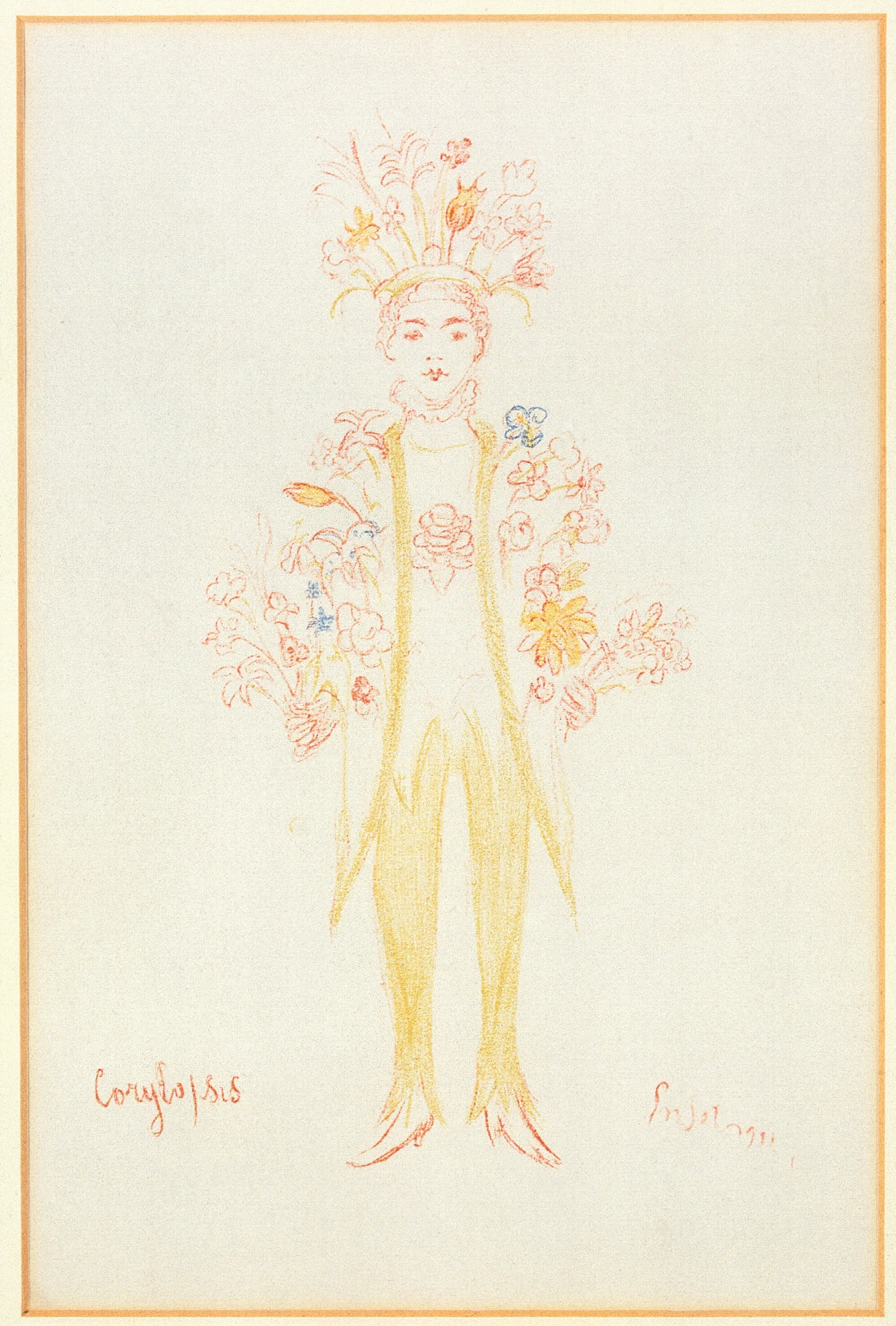 Corylopsis Wall Art by James Ensor - Canvas Print