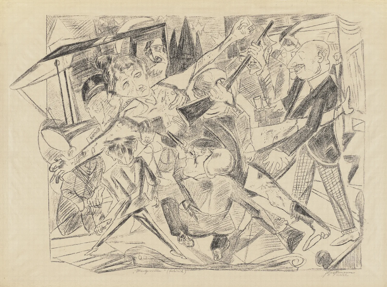 The Martyrdom Wall Art by Max Beckmann - Canvas Print