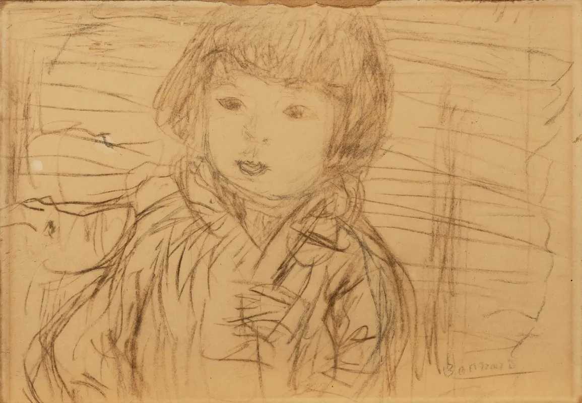 Isabelle Lecomte Du Nouy Enfant Wall Art by Pierre Bonnard - Canvas Print