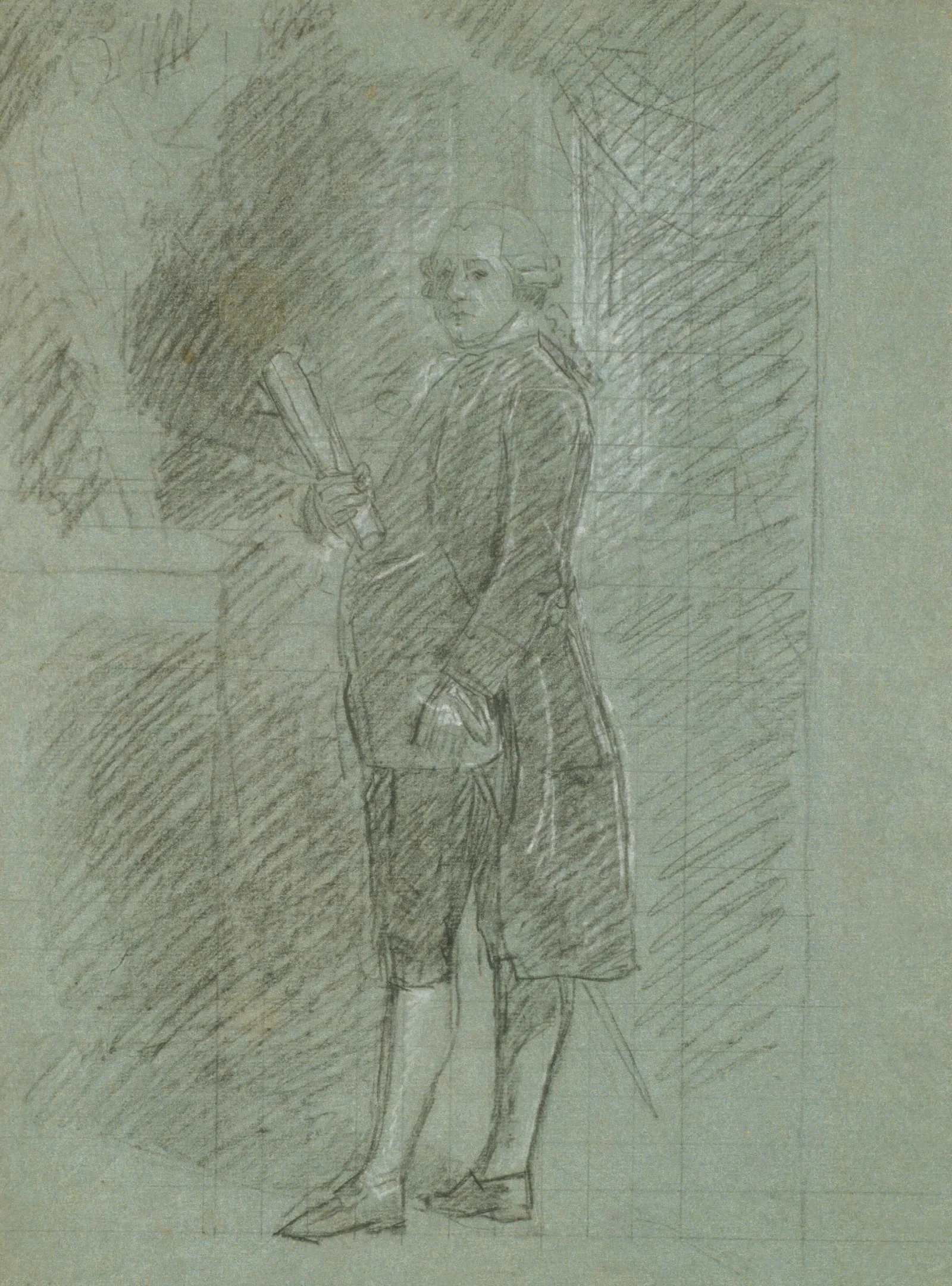 Study For John Adams Wall Art by John Singleton Copley - Canvas Print