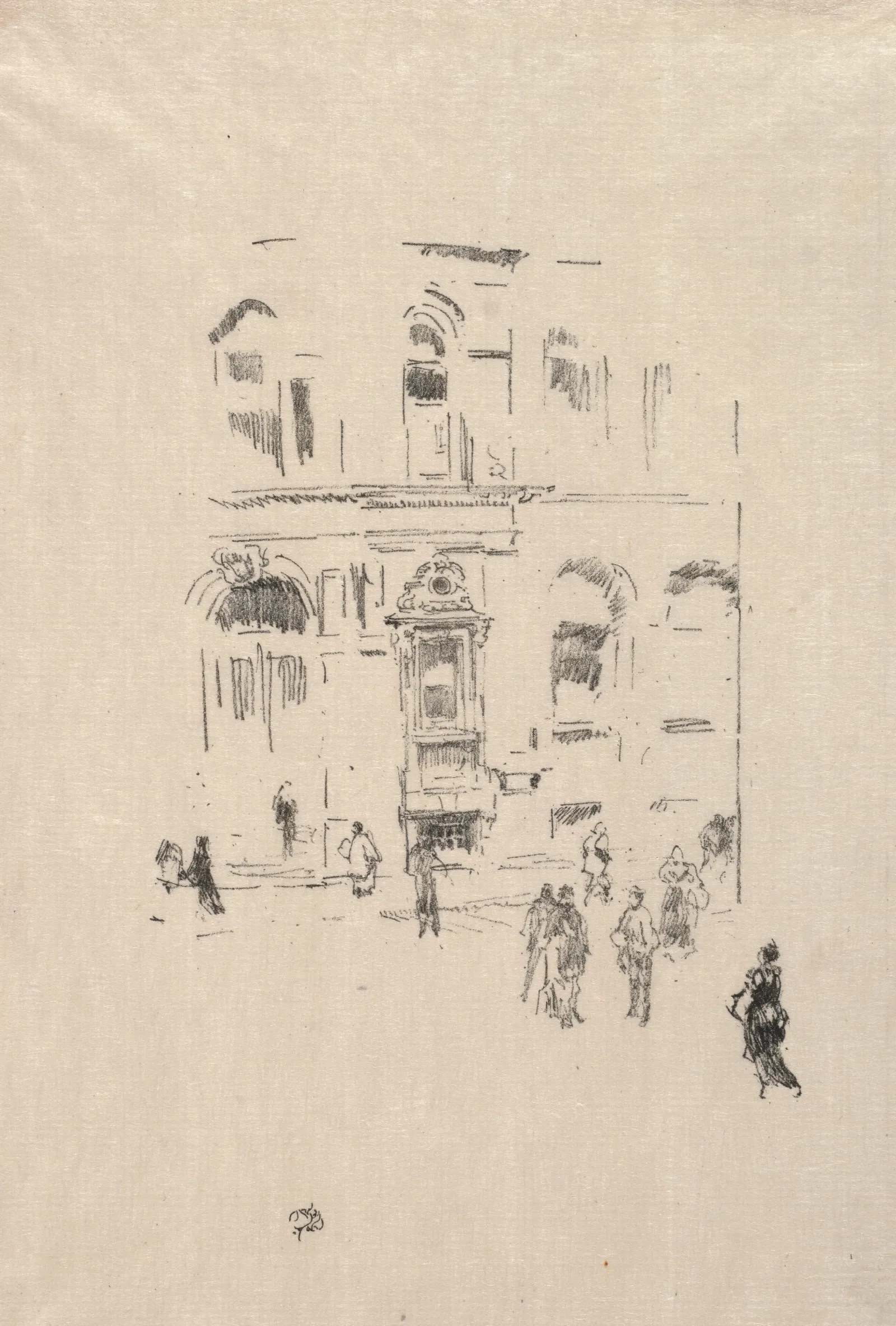 Victoria Club 2 Wall Art by James Abbott McNeill Whistler - Canvas Print