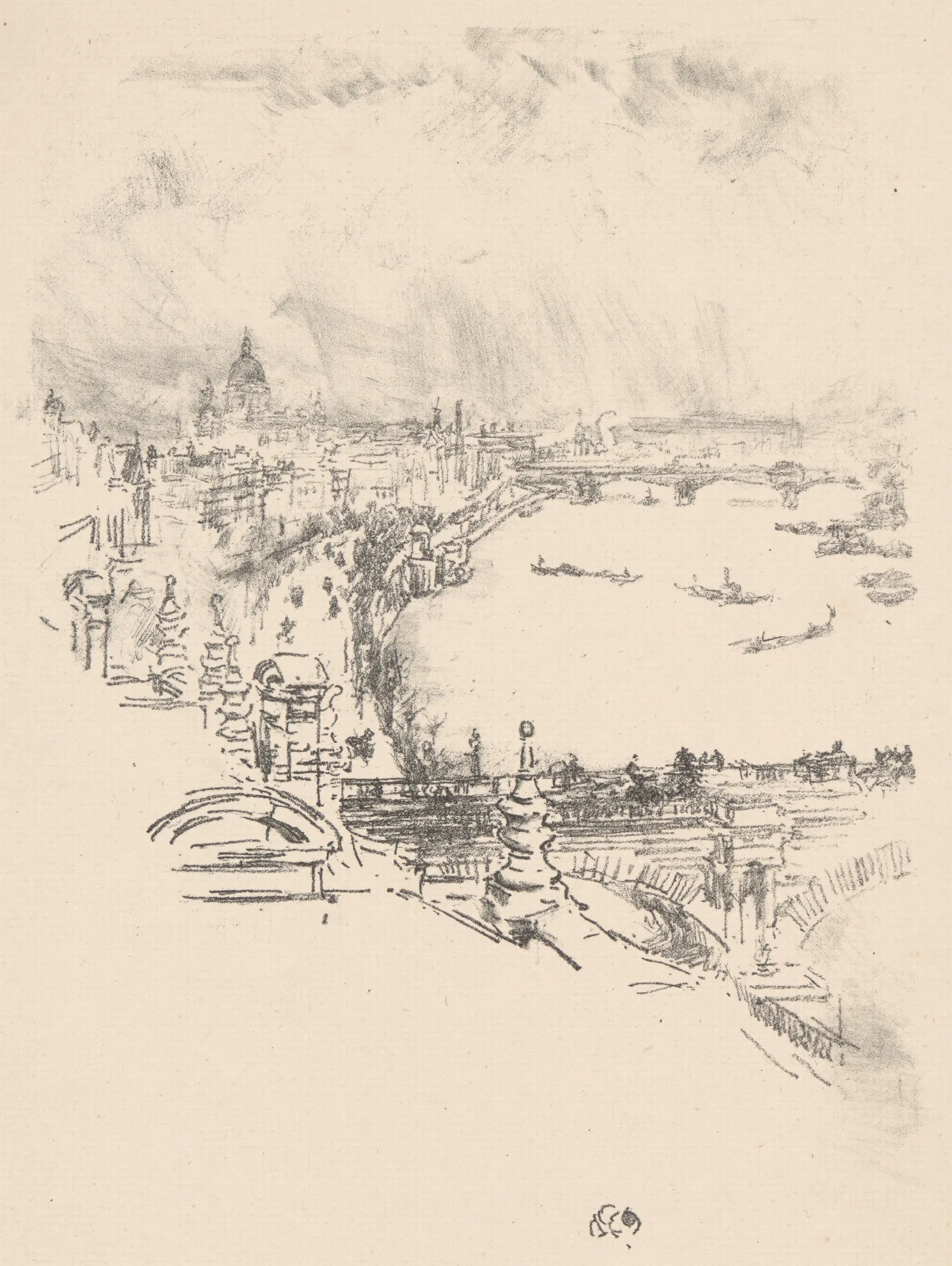 Little London Wall Art by James Abbott McNeill Whistler - Canvas Print
