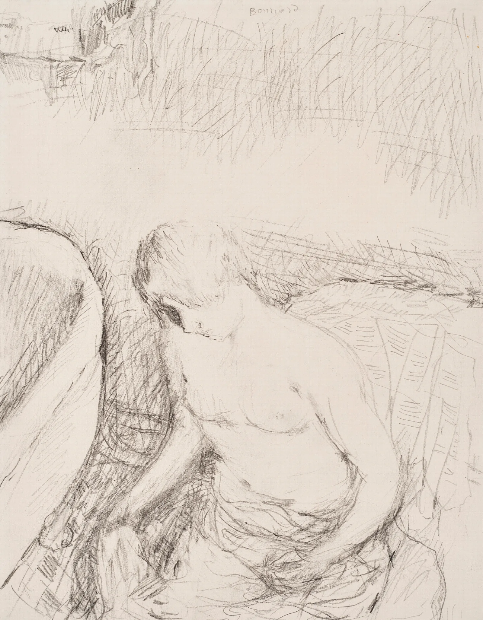Jeune Femme A Sa Toilette 3 Wall Art by Pierre Bonnard - Canvas Print