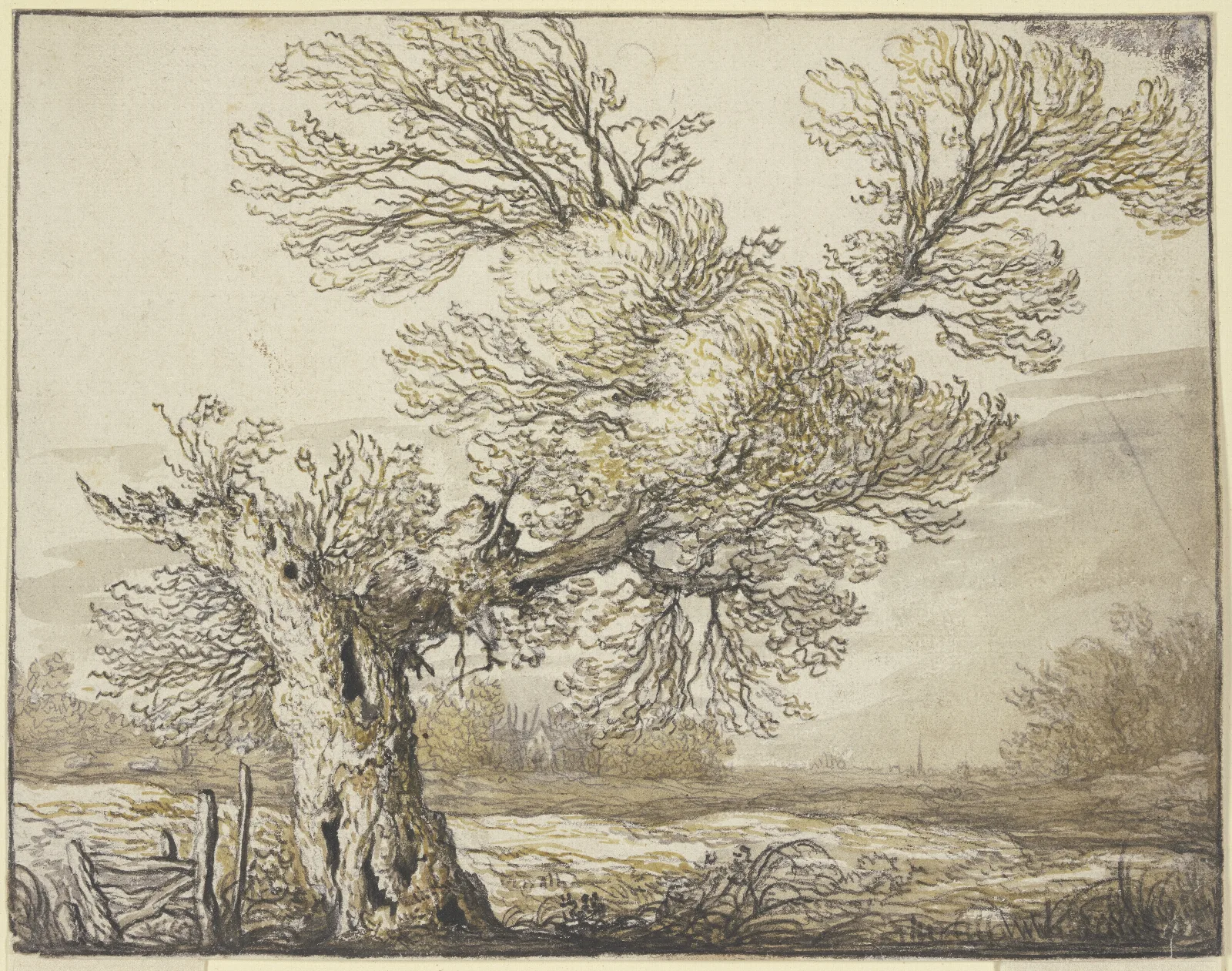 Landscape Near Dordrecht 2 Wall Art by Aelbert Cuyp - Canvas Print