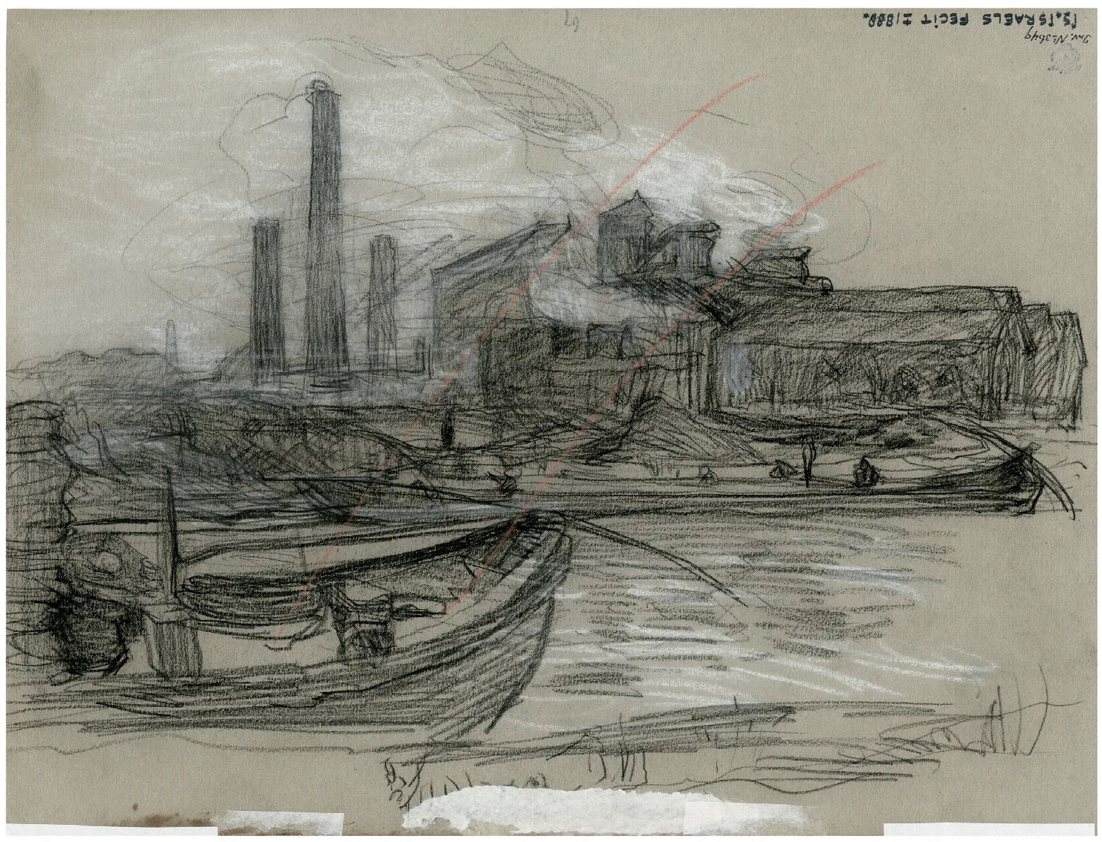 Fabriek Wall Art by Isaac Israëls - Canvas Print