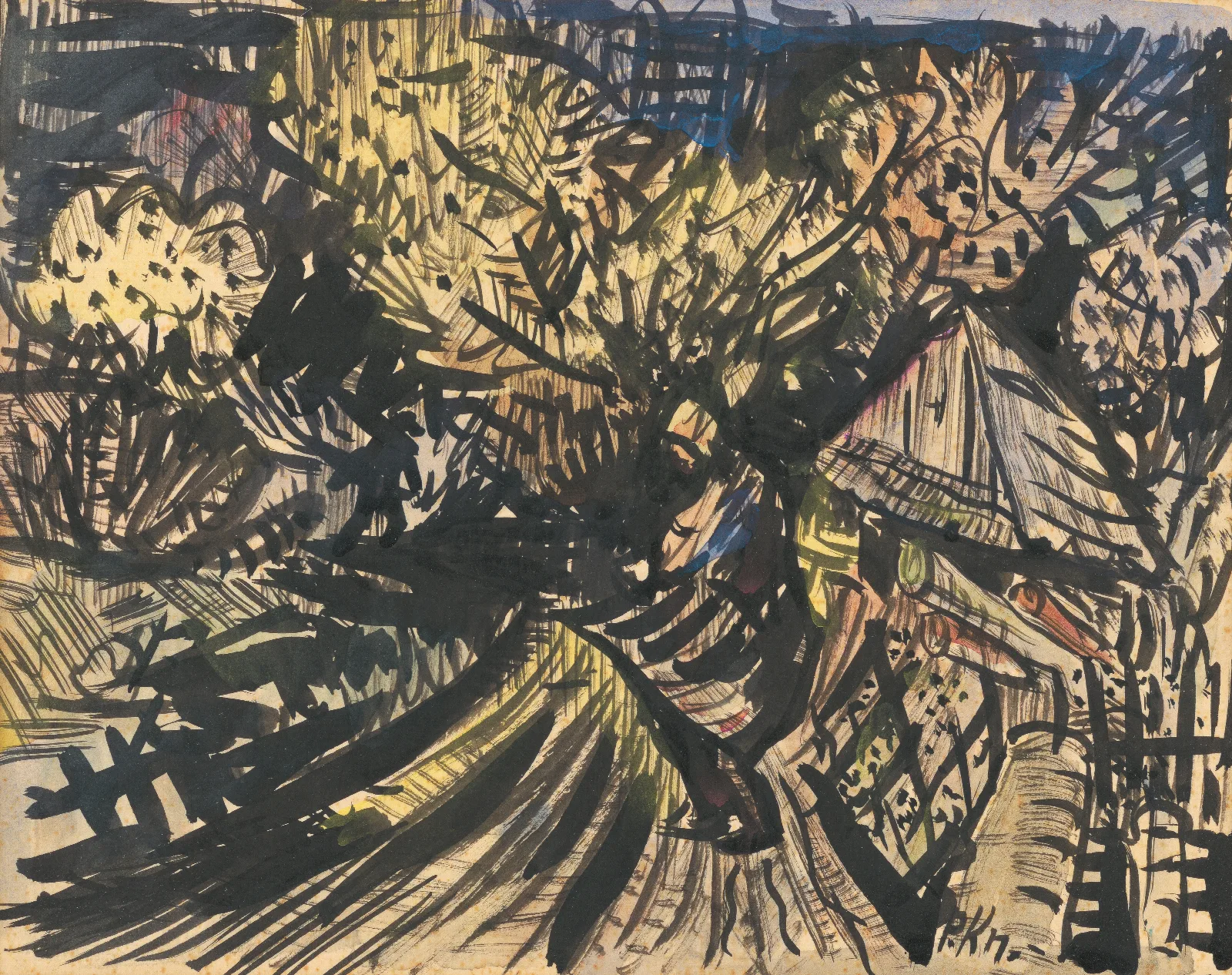 Landscape 97 Wall Art by Arnold Peter Weisz-Kubínčan - Canvas Print