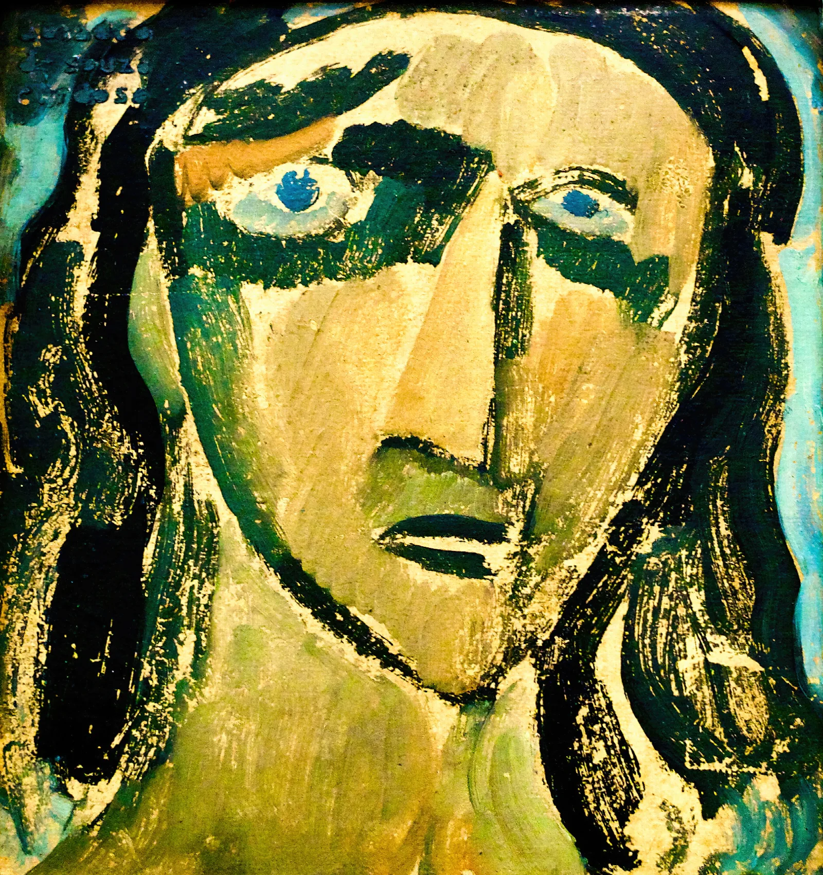 Madwoman Witch Head Wall Art by Amadeo de Souza-Cardoso - Canvas Print
