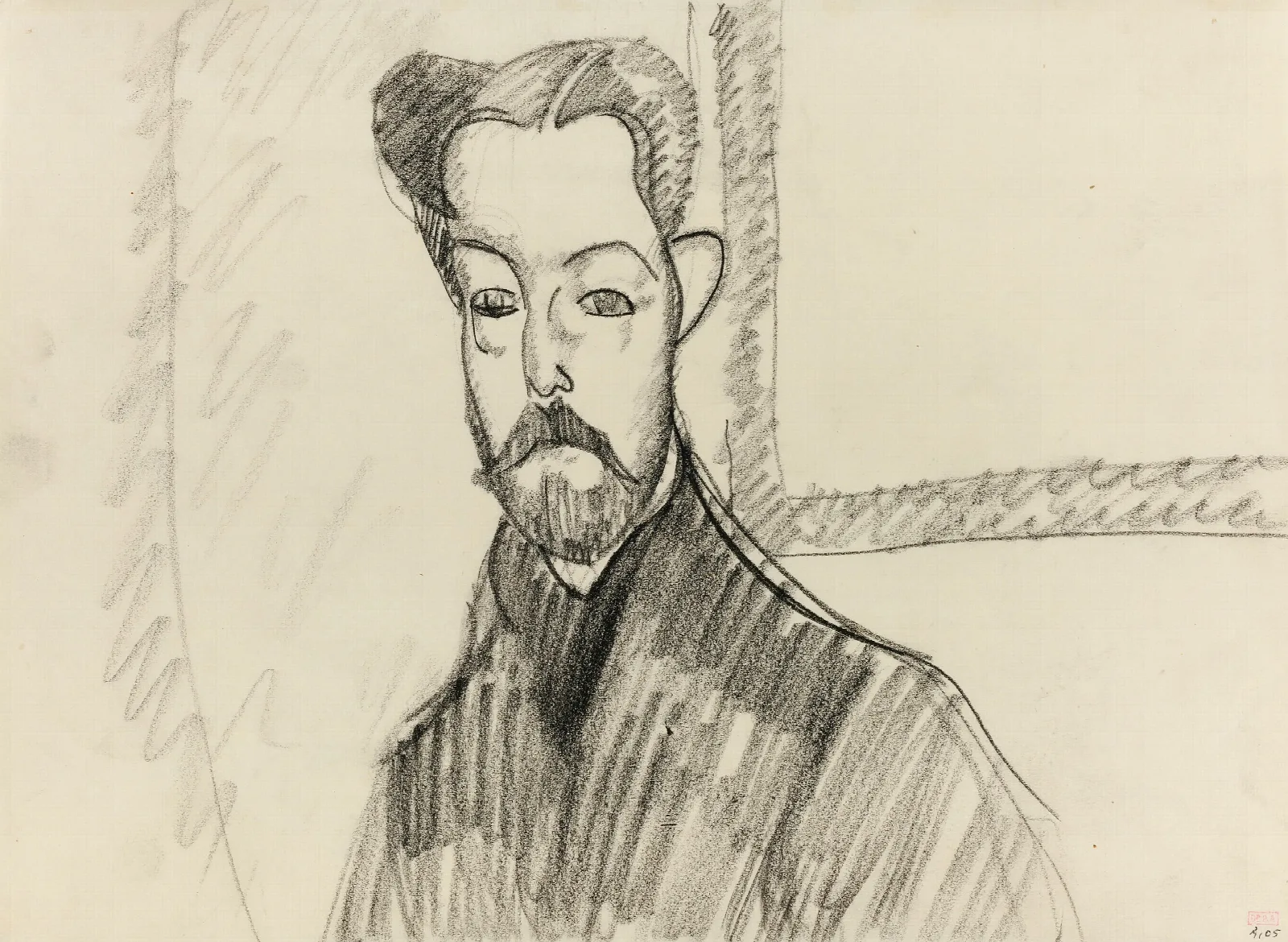 Portrait Of Paul Alexandre Wall Art by Amedeo Modigliani - Canvas Print