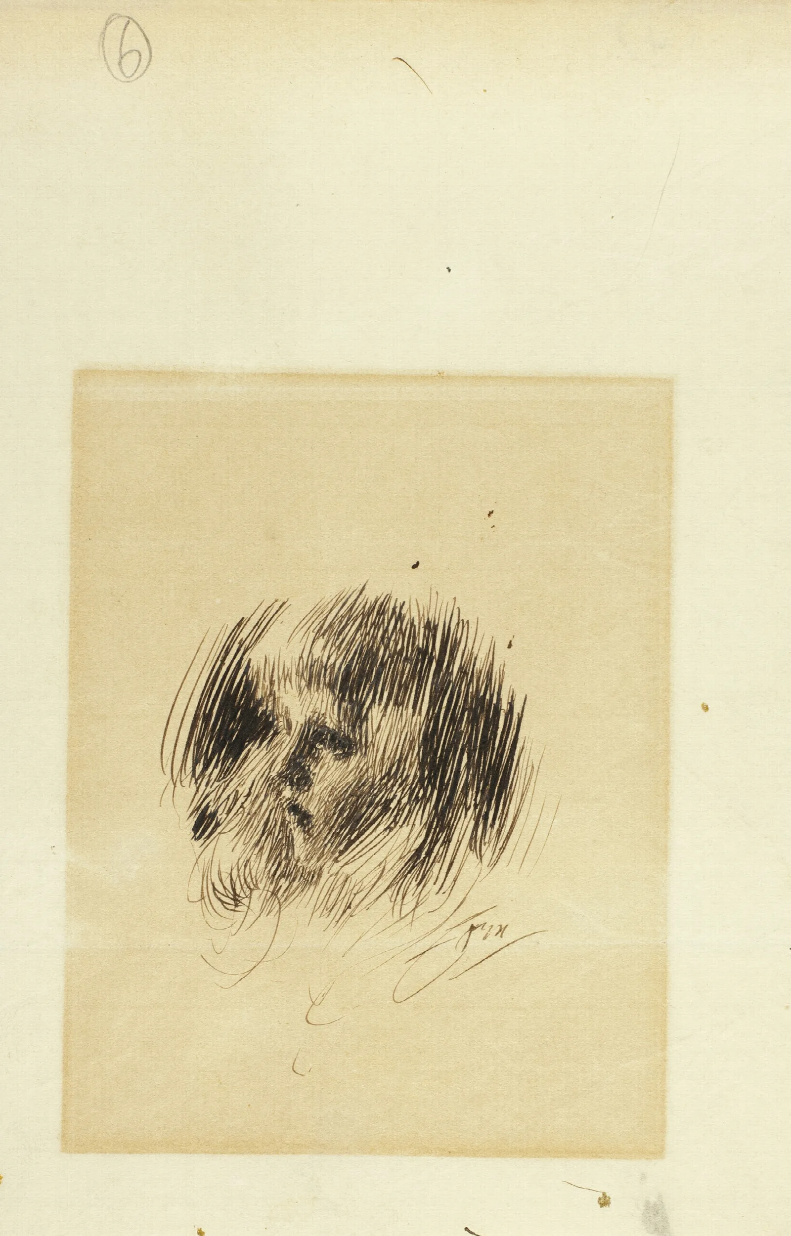 Head Of A Girl 18 Wall Art by Anders Zorn - Canvas Print