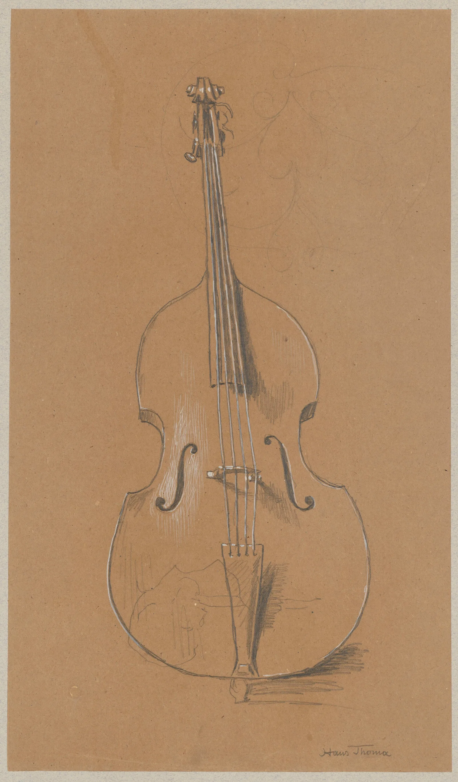 Cello Wall Art by Hans Thoma - Canvas Print
