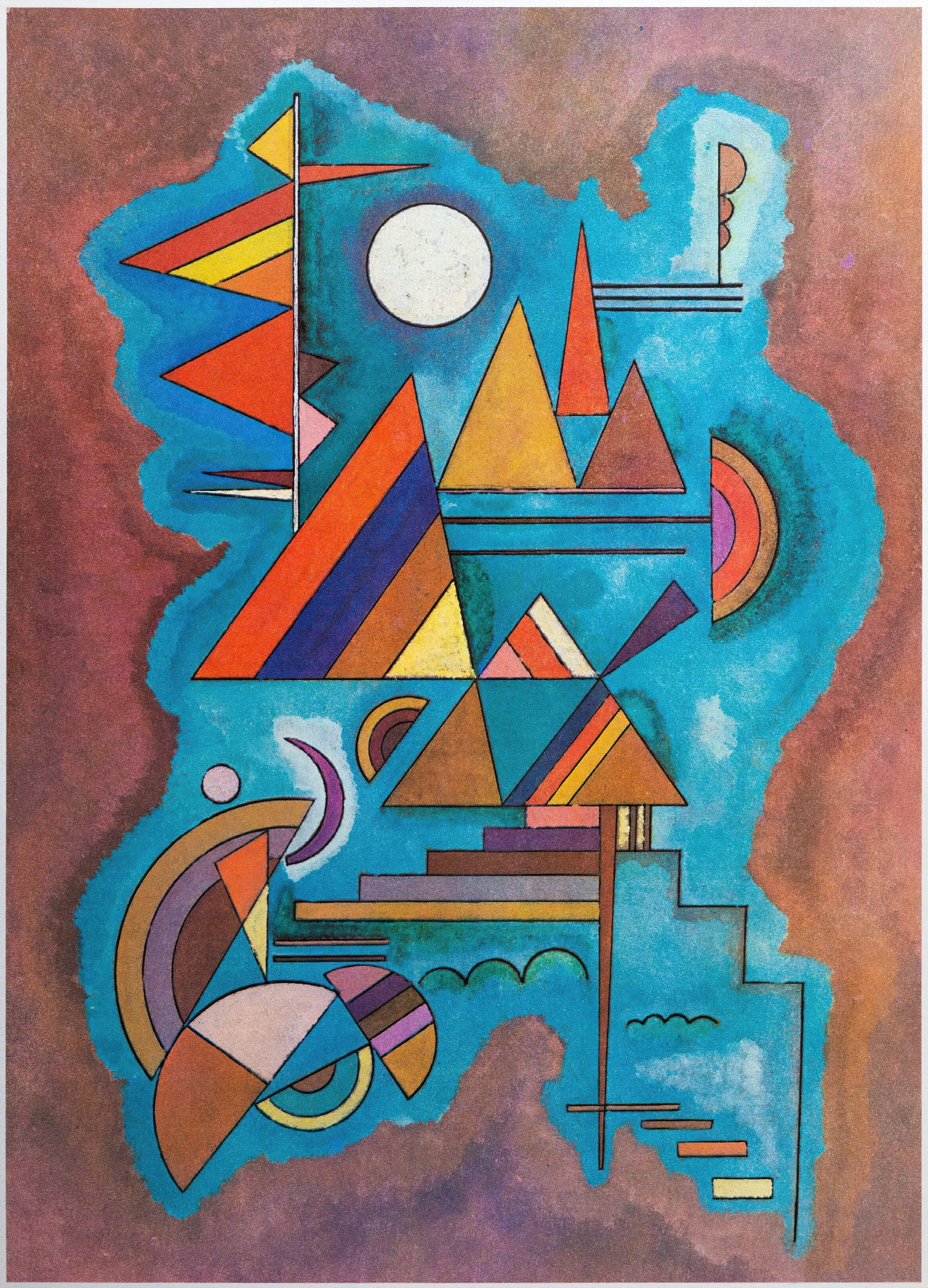 Standing Wall Art by Wassily Kandinsky - Canvas Print