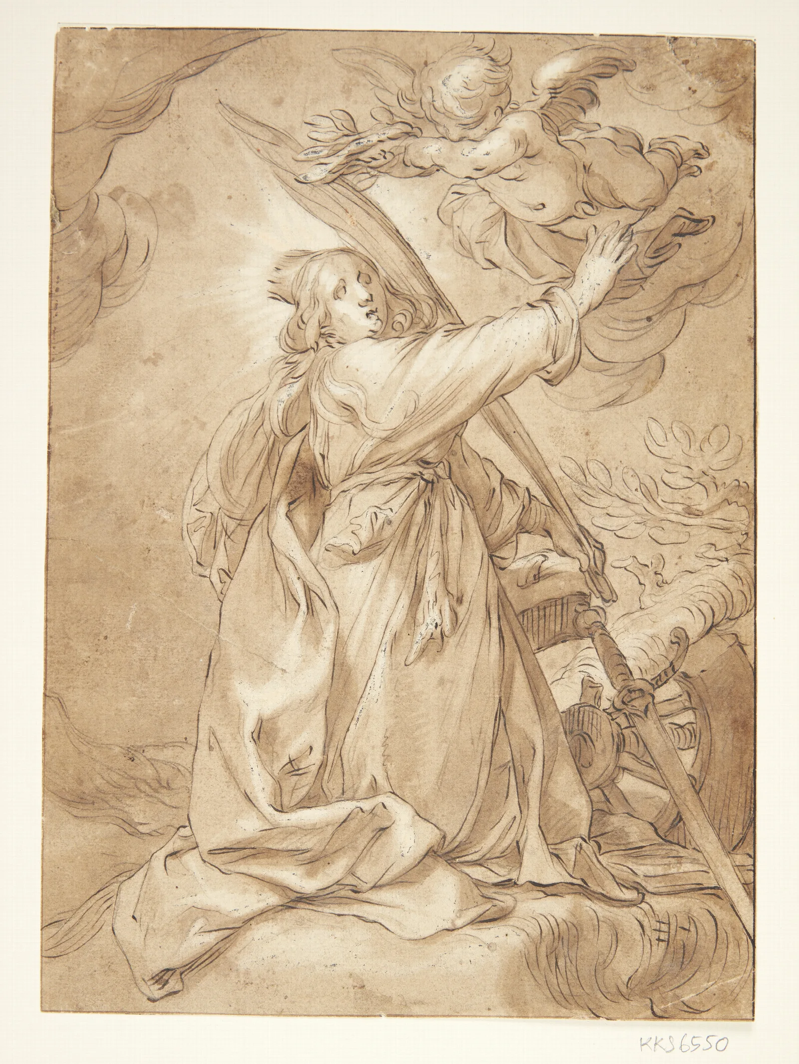 The Martyrdom Of Saint Catherine 3 Wall Art by Abraham Bloemaert - Canvas Print