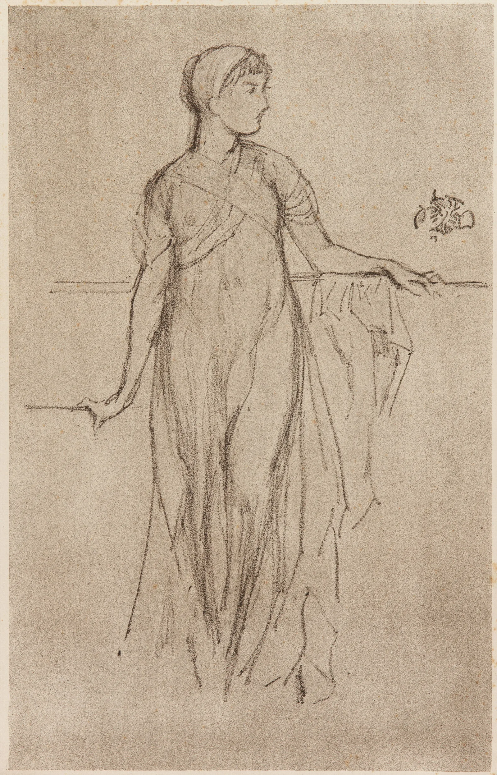 Study 24 Wall Art by James Abbott McNeill Whistler - Canvas Print