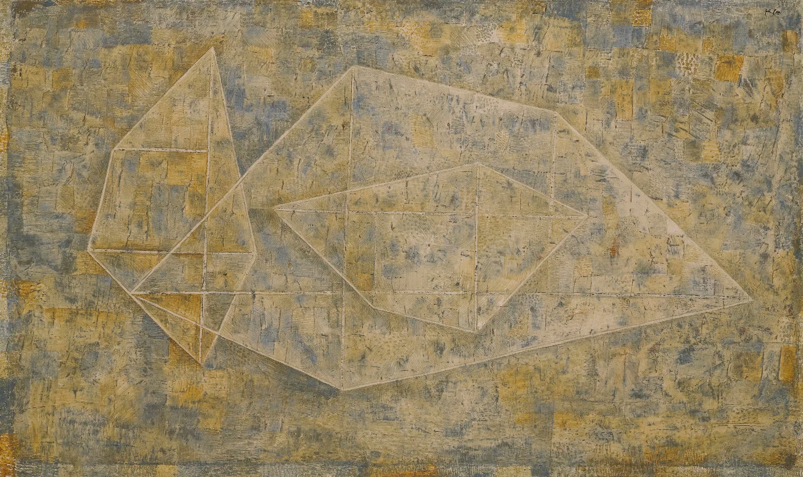 P Vierzehn P Fourteen Wall Art by Paul Klee - Canvas Print