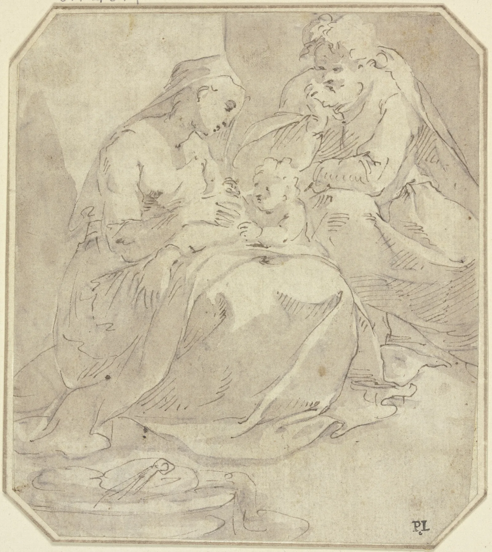 Holy Family 24 Wall Art by Guido Reni - Canvas Print