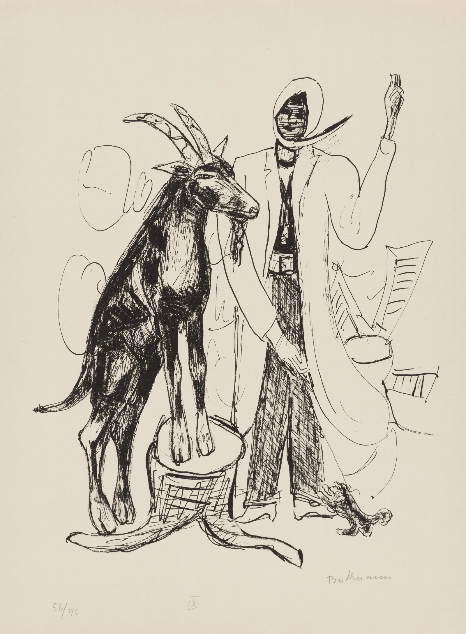 The Buck Wall Art by Max Beckmann - Canvas Print