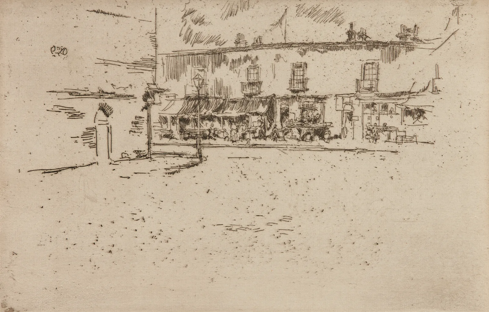 Jubilee Place Chelsea Wall Art by James Abbott McNeill Whistler - Canvas Print
