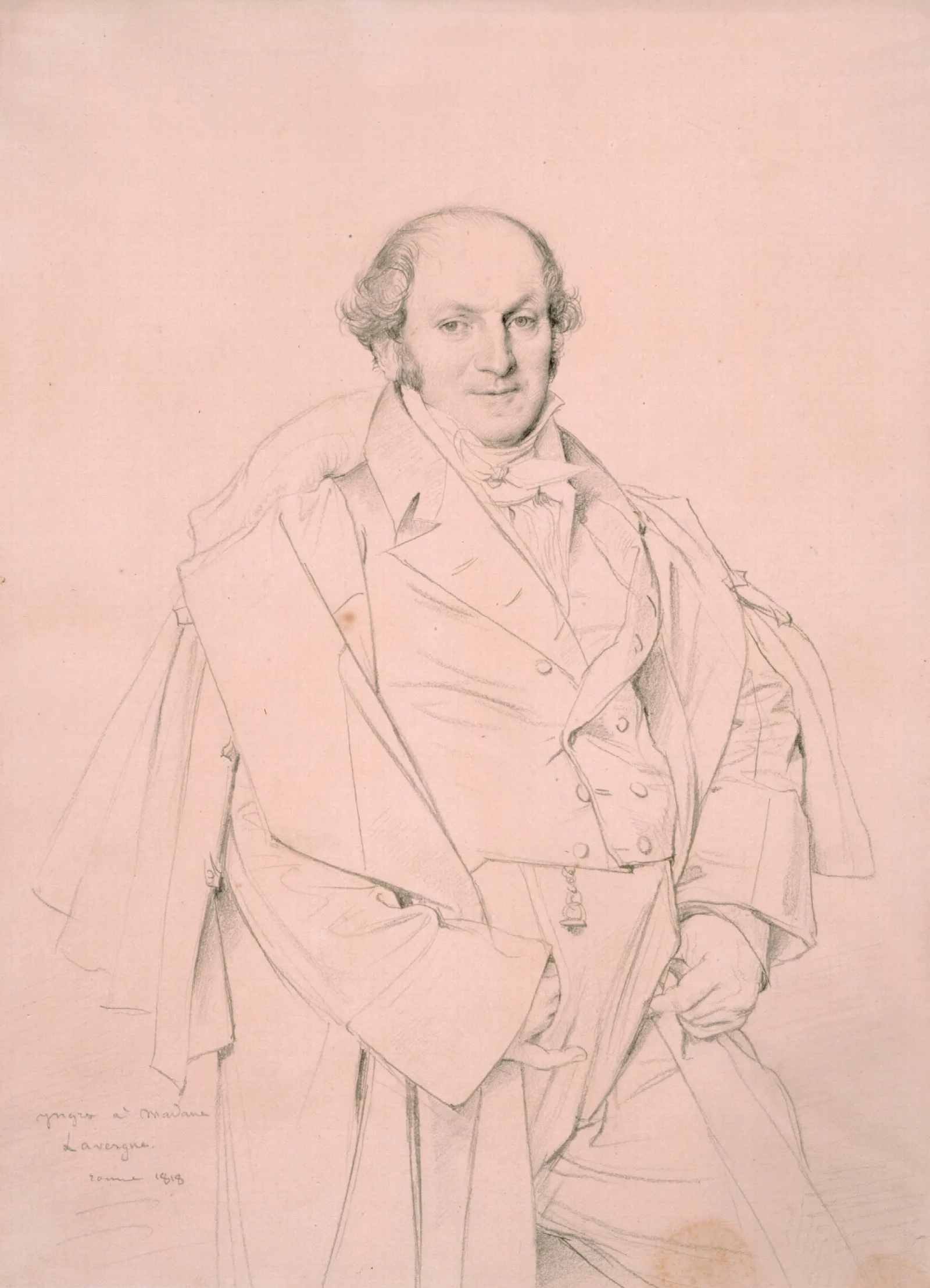 Monsieur Lavergne Wall Art by Jean Auguste Dominique Ingres - Canvas Print