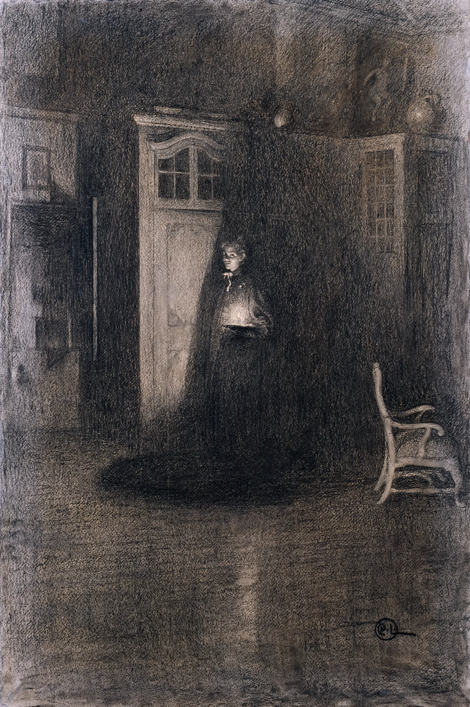 Good Night Wall Art by Carl Larsson - Canvas Print