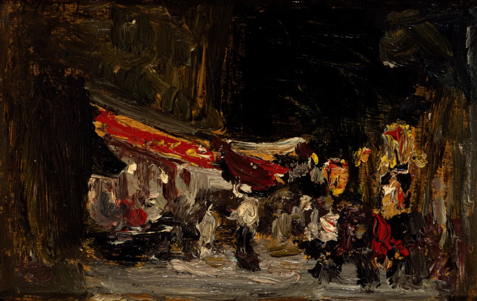 Night On Boardwalk Wall Art by Robert Henri - Canvas Print