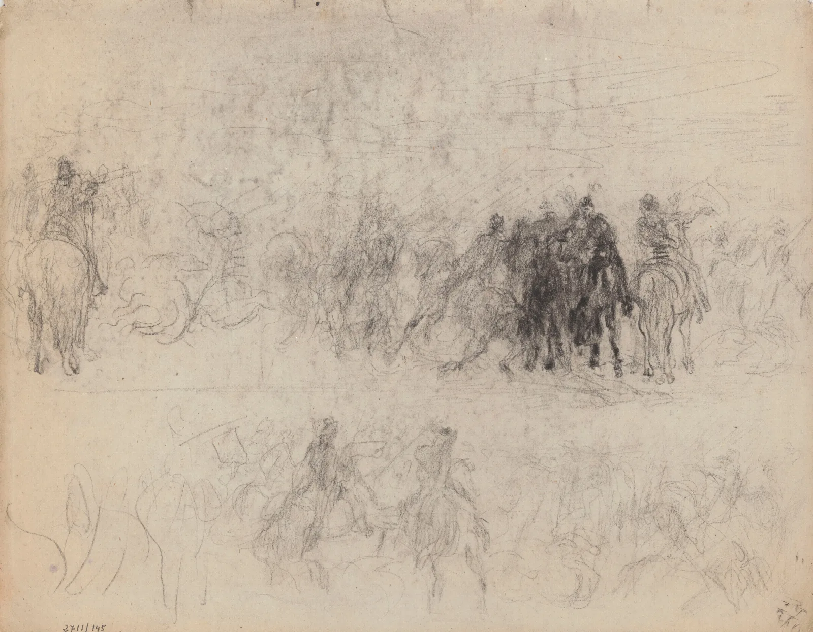 Horsemen Wall Art by James Ensor - Canvas Print