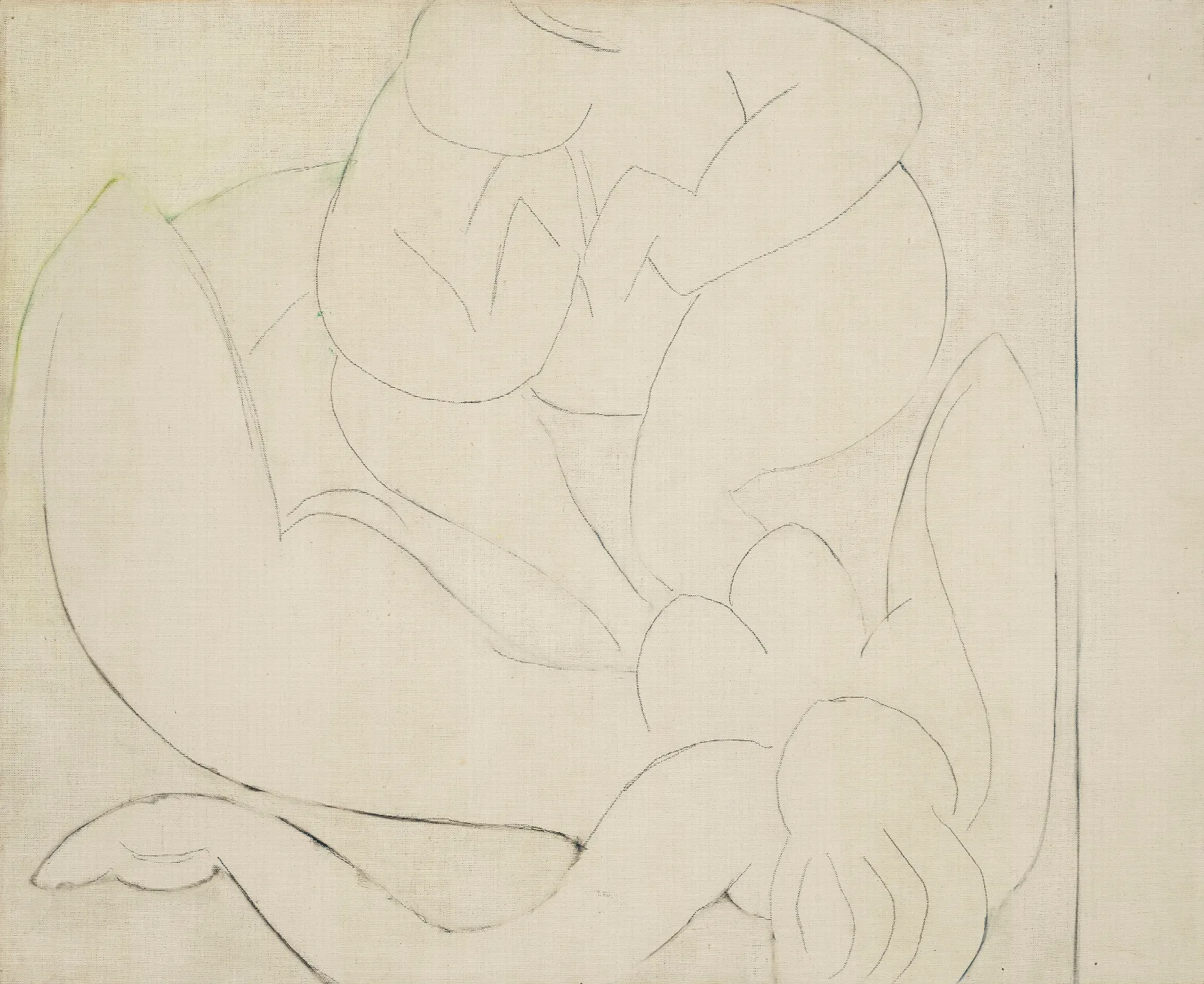 Nymphe Et Faune Esquisse Wall Art by Henri Matisse - Canvas Print