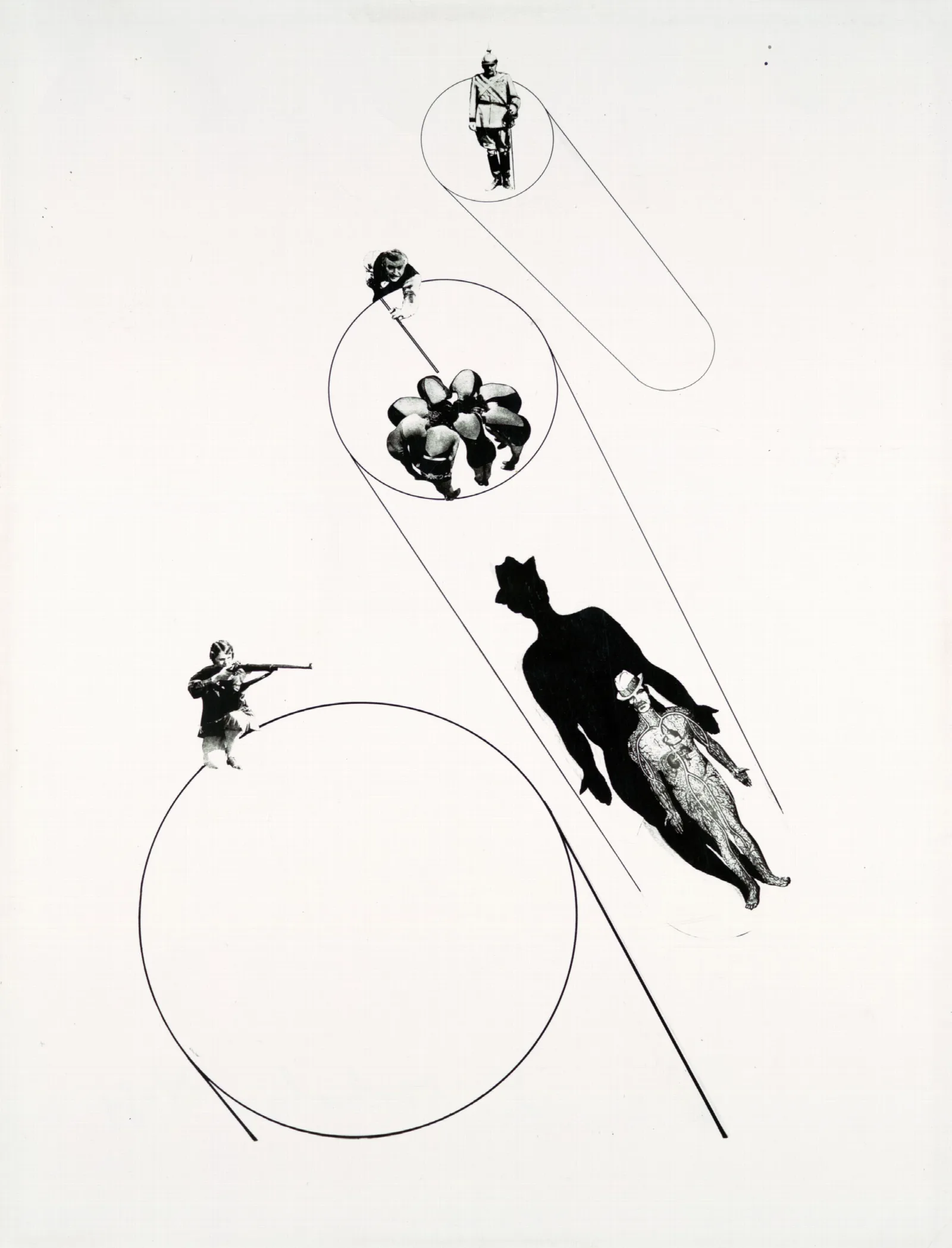 Target Practice In The Name Of The Law Wall Art by László Moholy-Nagy - Canvas Print