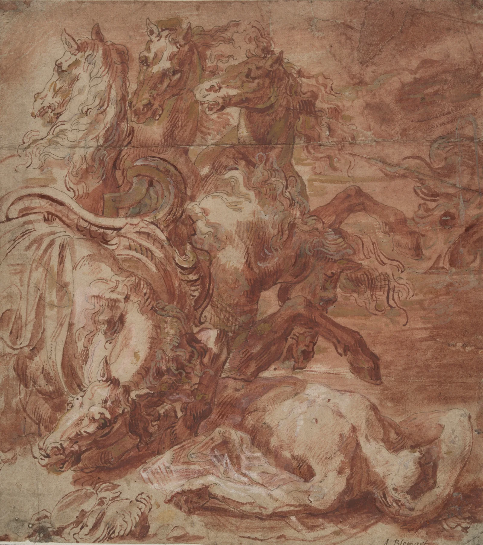 Hippolytus Wall Art by Abraham Bloemaert - Canvas Print