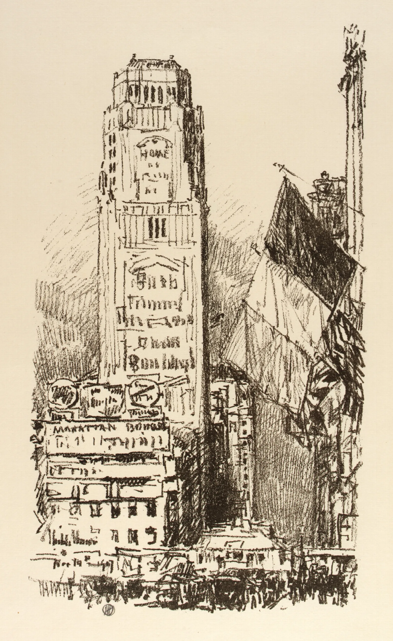New York Bouquet Wall Art by Childe Hassam - Canvas Print